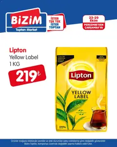 23.10.2025 tarihinden itibaren geçerli olan Bizim Toptan kataloğu önizlemesi