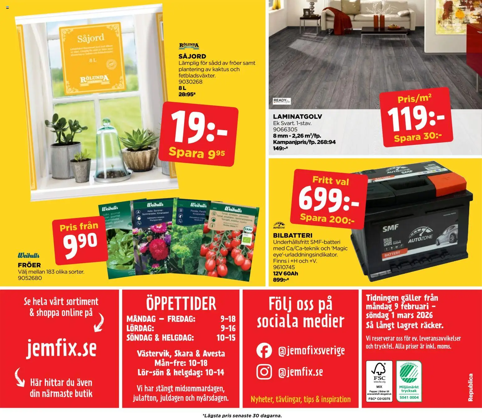 Jem & Fix reklamblad aktuell från 08.02.2026 | Sida: 16