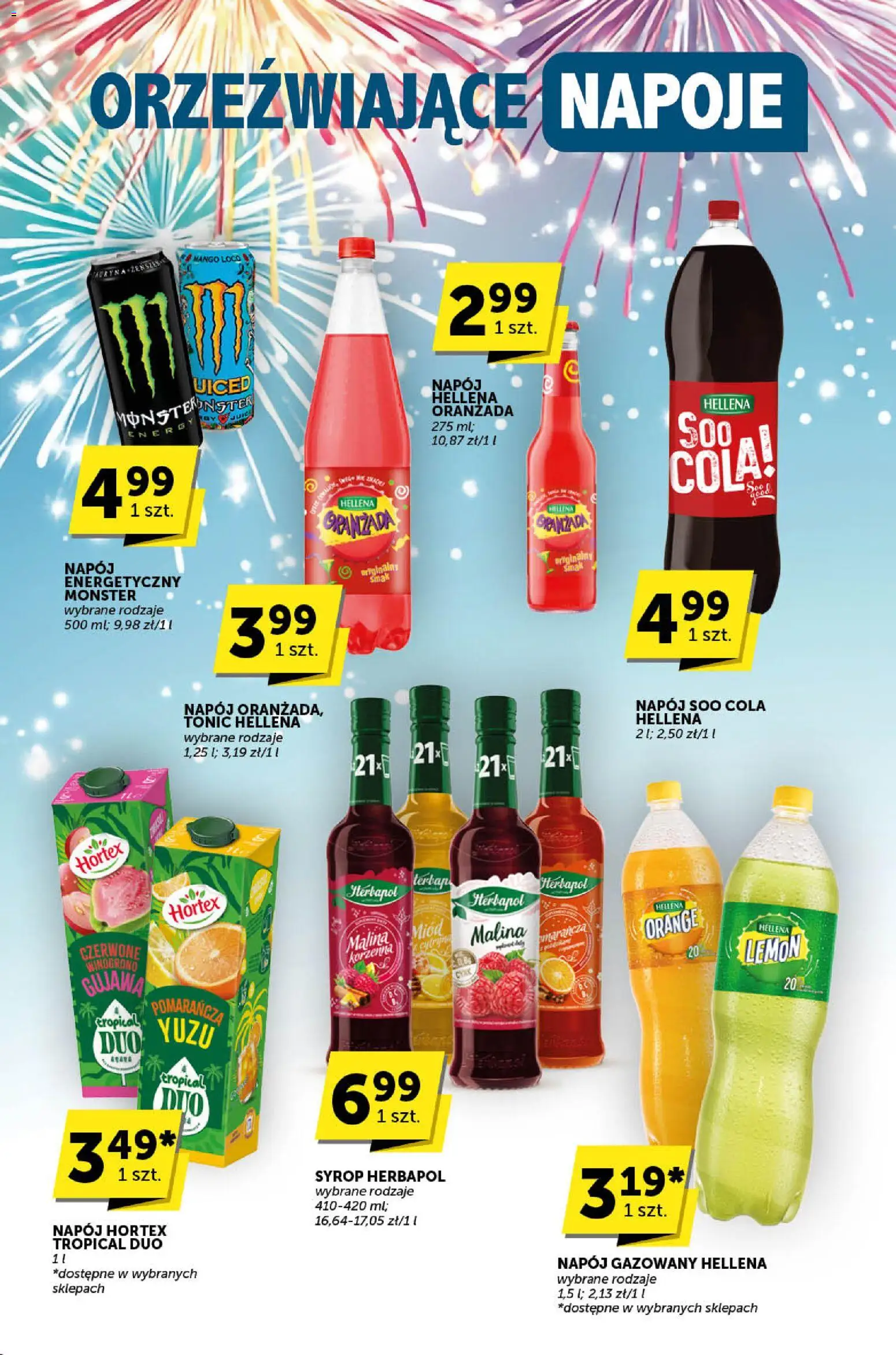 ABC Gazetka - Katalog od 27.12.2025 | Strona: 23 | Produkty: Mango, Malina, Miód, Oranżada hellena