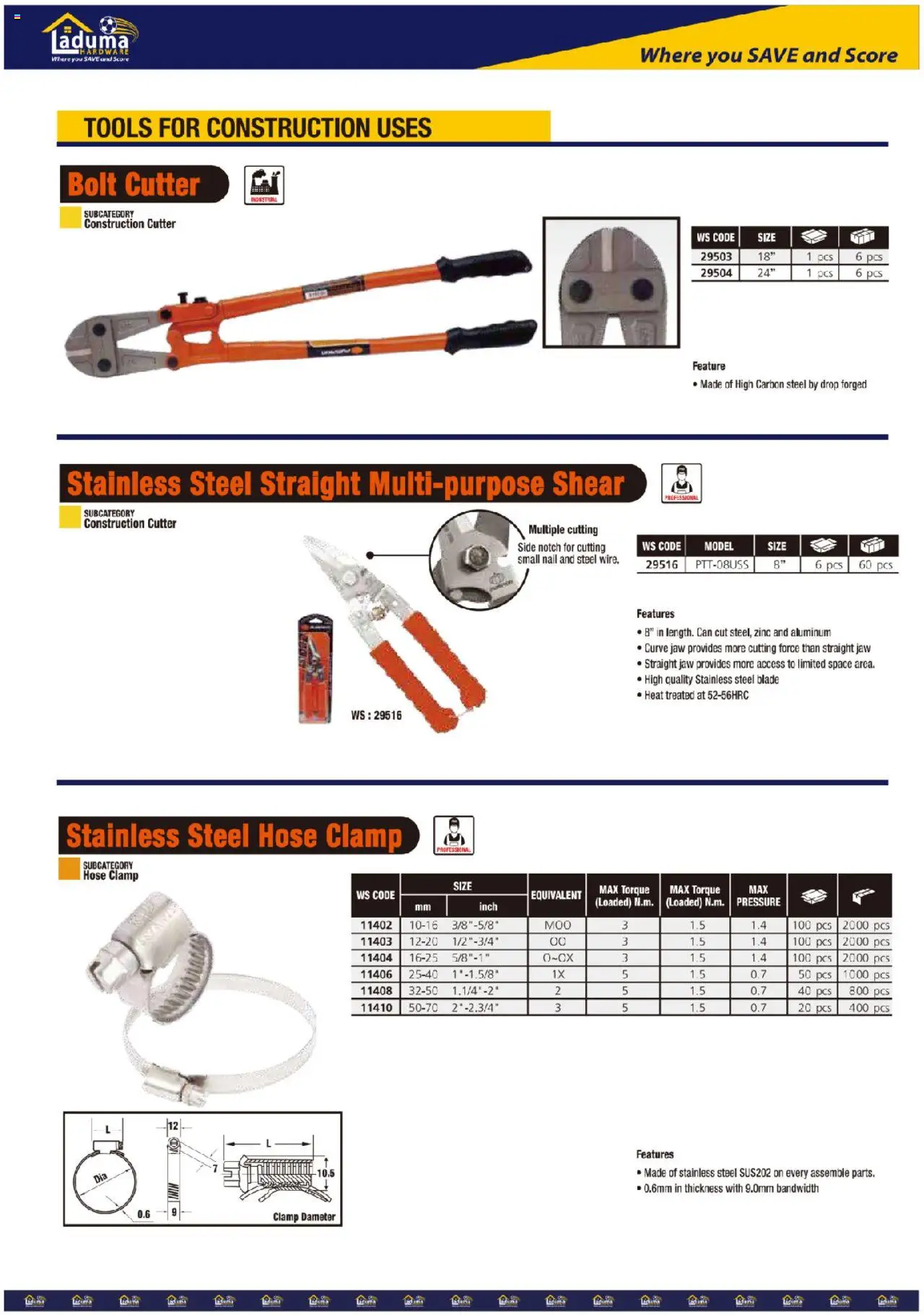 New Laduma Hardware catalogue – valid from 01.06.2024 | Page: 16 | Products: Cutter