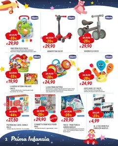 Anteprima del volantino Famila Giocattoli catalogo valido a partire dal 24.11.2025 | Pagina: 2 | Prodotti: Monopattino, Gioco, Piatto, Batteria