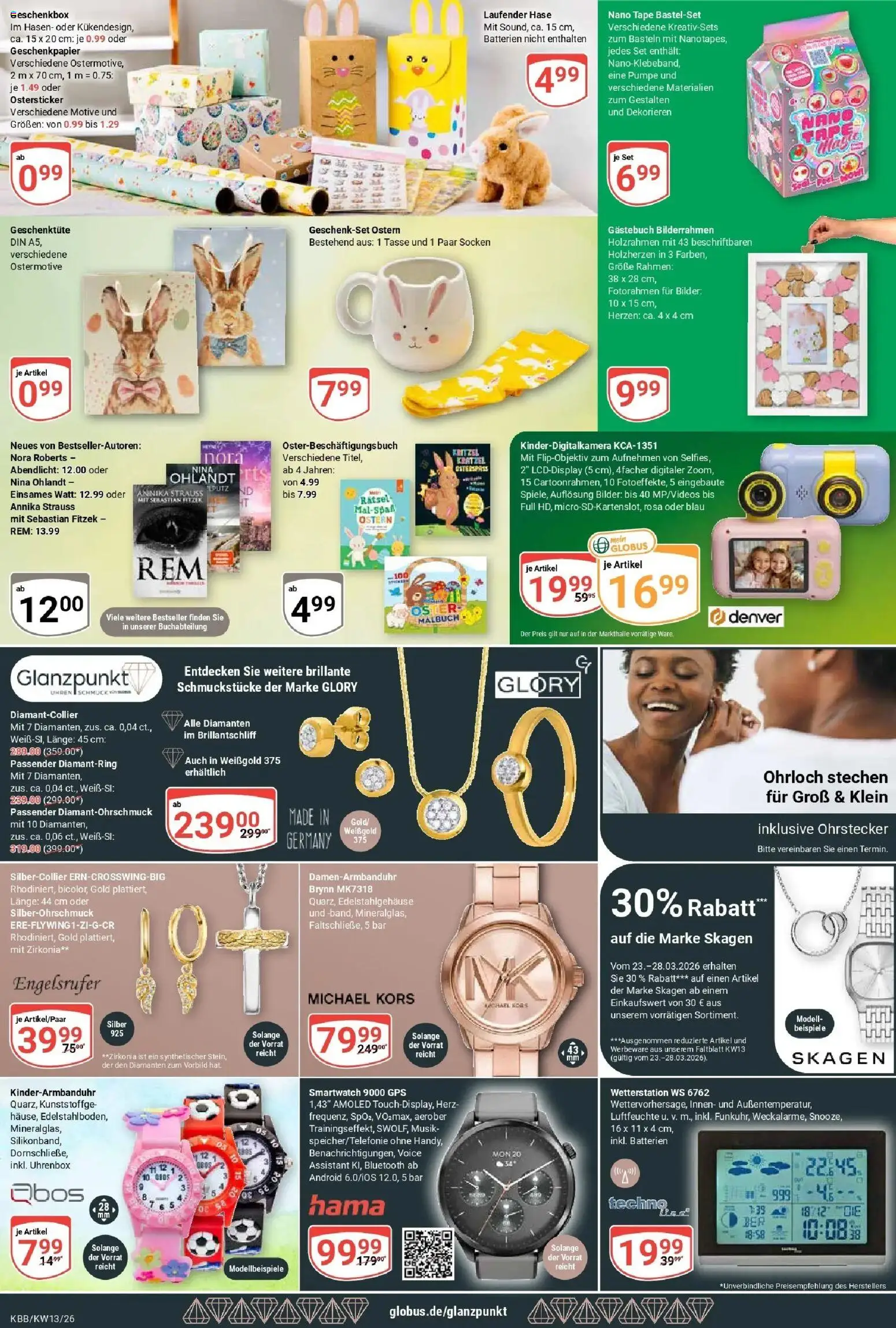 Globus prospekt Koblenz-Bubenheim	 – gültig ab 23.03.2026 | Seite: 26 | Produkte: Smartwatch, Bilder, Socken, Bilderrahmen