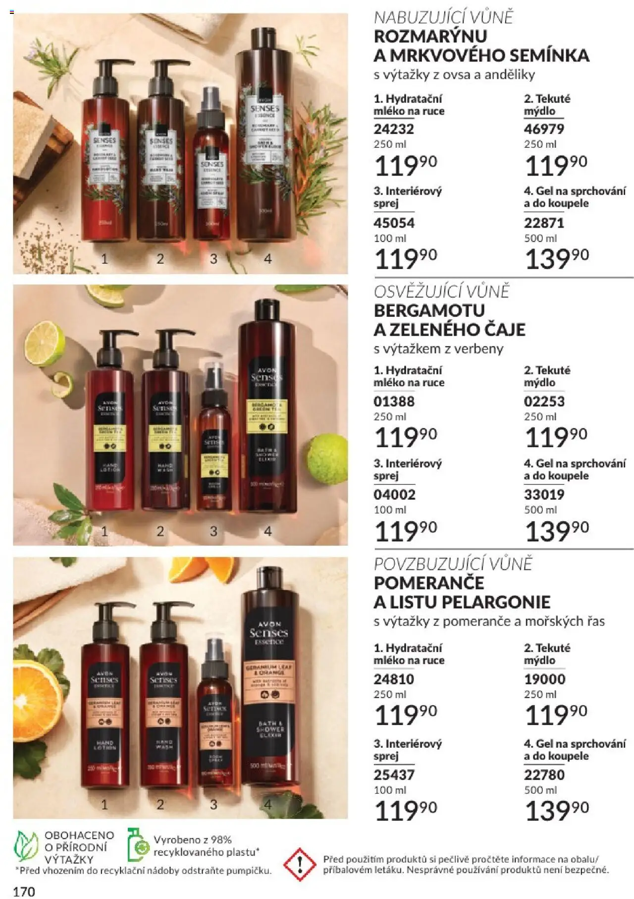 Avon katalog 8/2025 od 31.07.2025 | Strana: 170 | Produkty: Mléko, Pomeranče, Čaje, Semínka