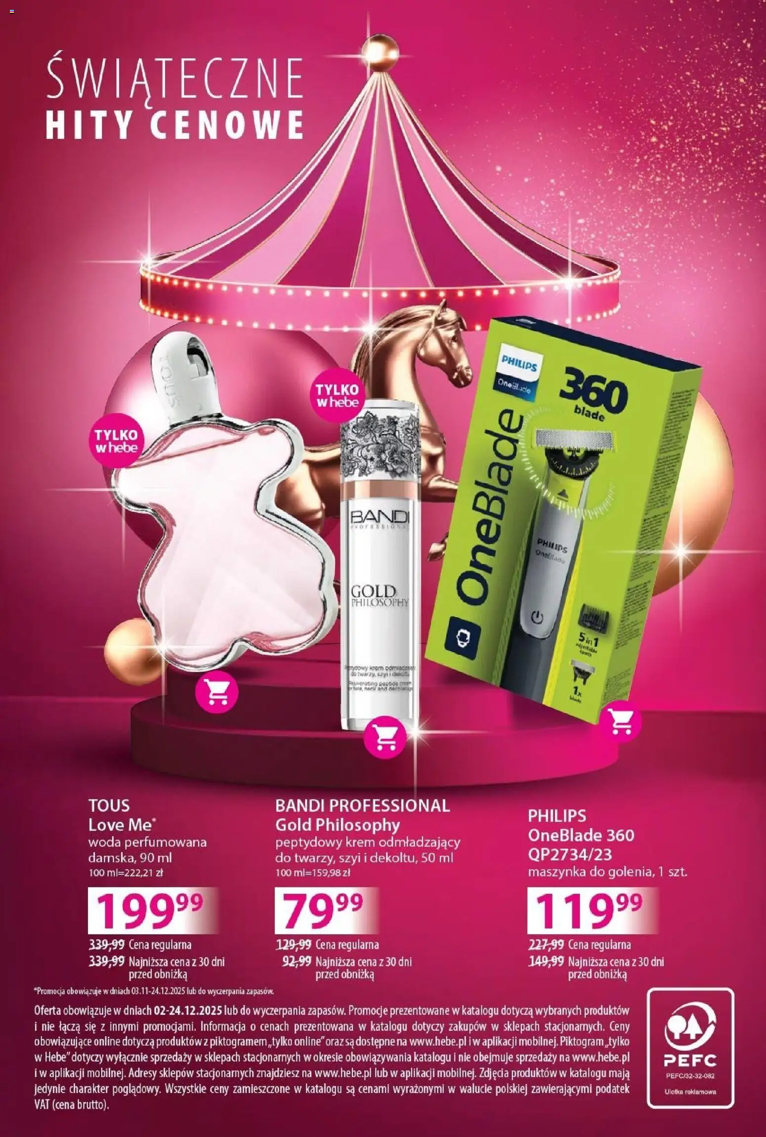 Hebe Gazetka - Katalog od 02.12.2025 | Strona: 60 | Produkty: Krem, Woda