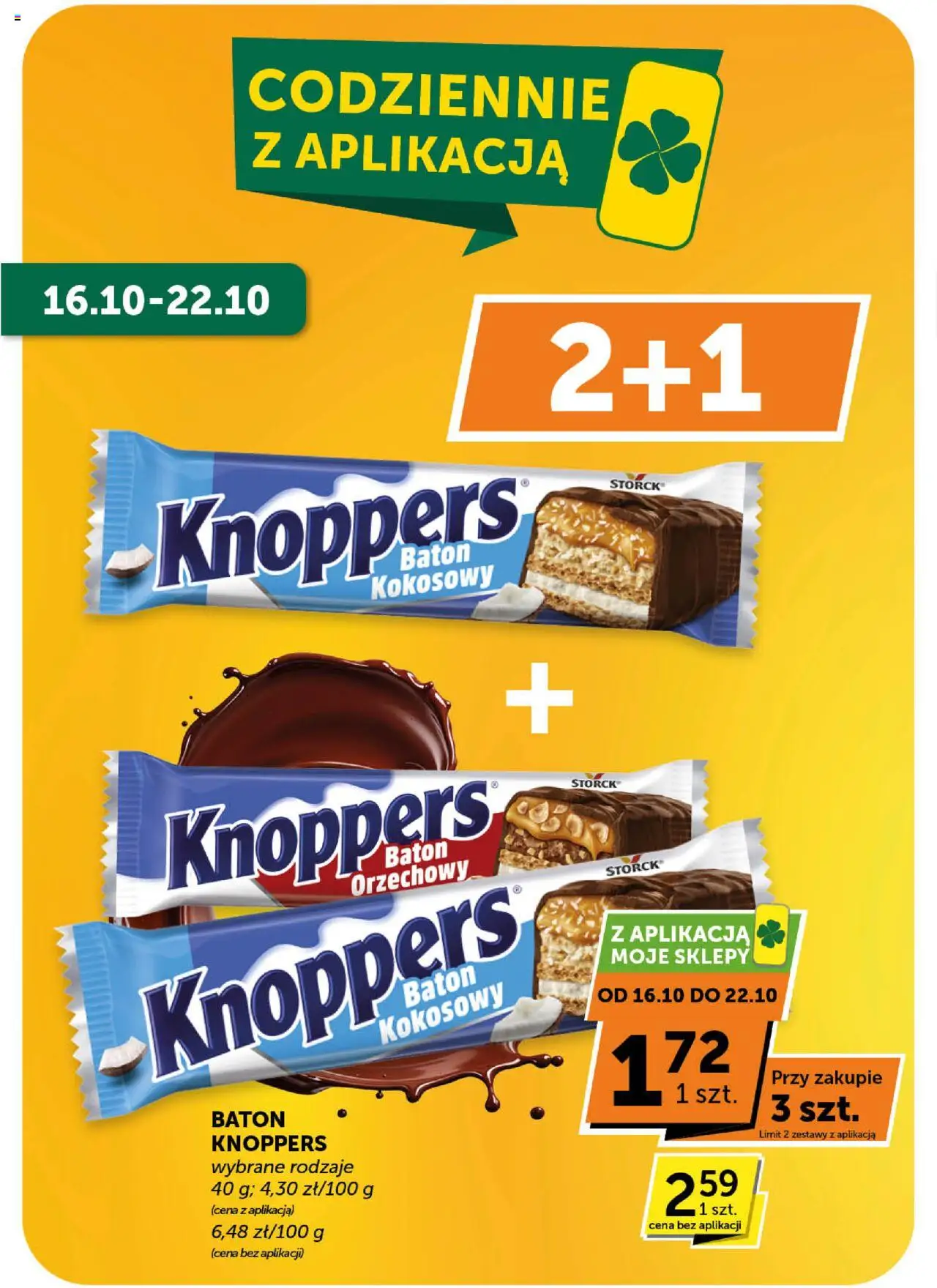 Euro Sklep Gazetka - Minimarket od 16.10.2025 | Strona: 6 | Produkty: Knoppers, Baton