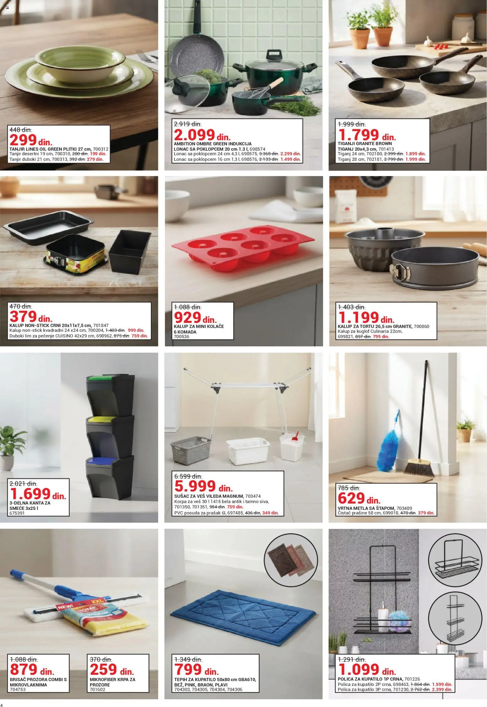 Emmezeta katalog - važi od 01.03.2026 | Strana: 4 | Proizvode: Kupatilo, Korpa za veš, Tepih, Vileda