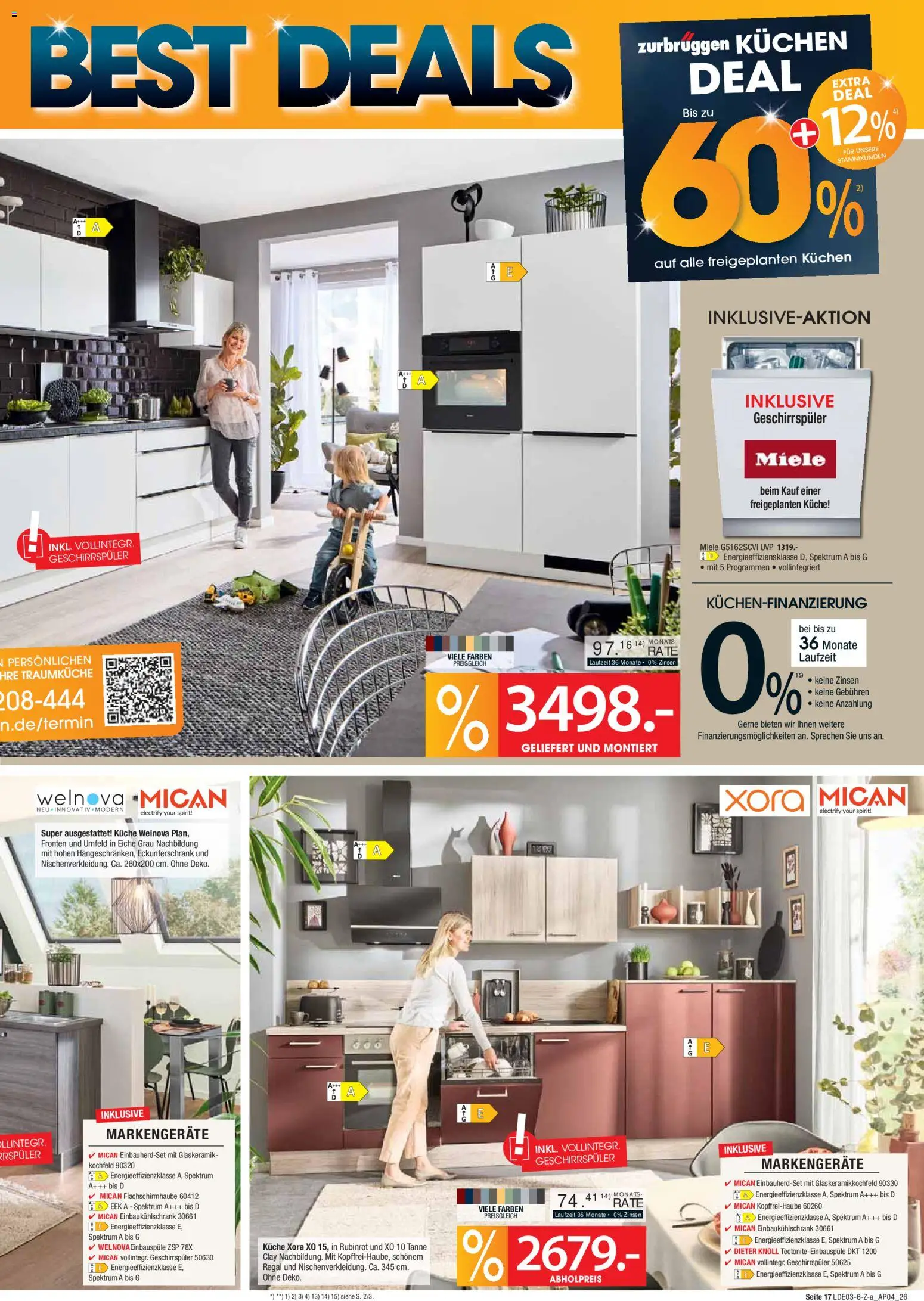Zurbrüggen Best Deals – gültig ab 28.03.2026 | Seite: 17 | Produkte: Geschirrspüler, Regal, Küche, Kochfeld