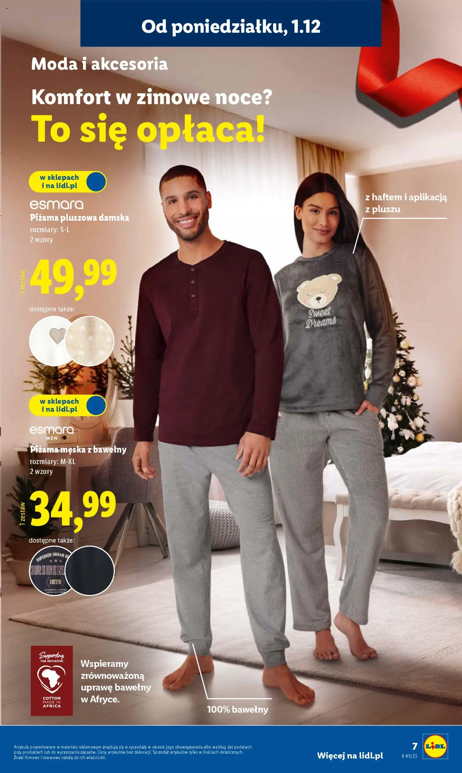 Lidl Gazetka - Cyber Monday od 01.12.2025 | Strona: 13 | Produkty: Piżama