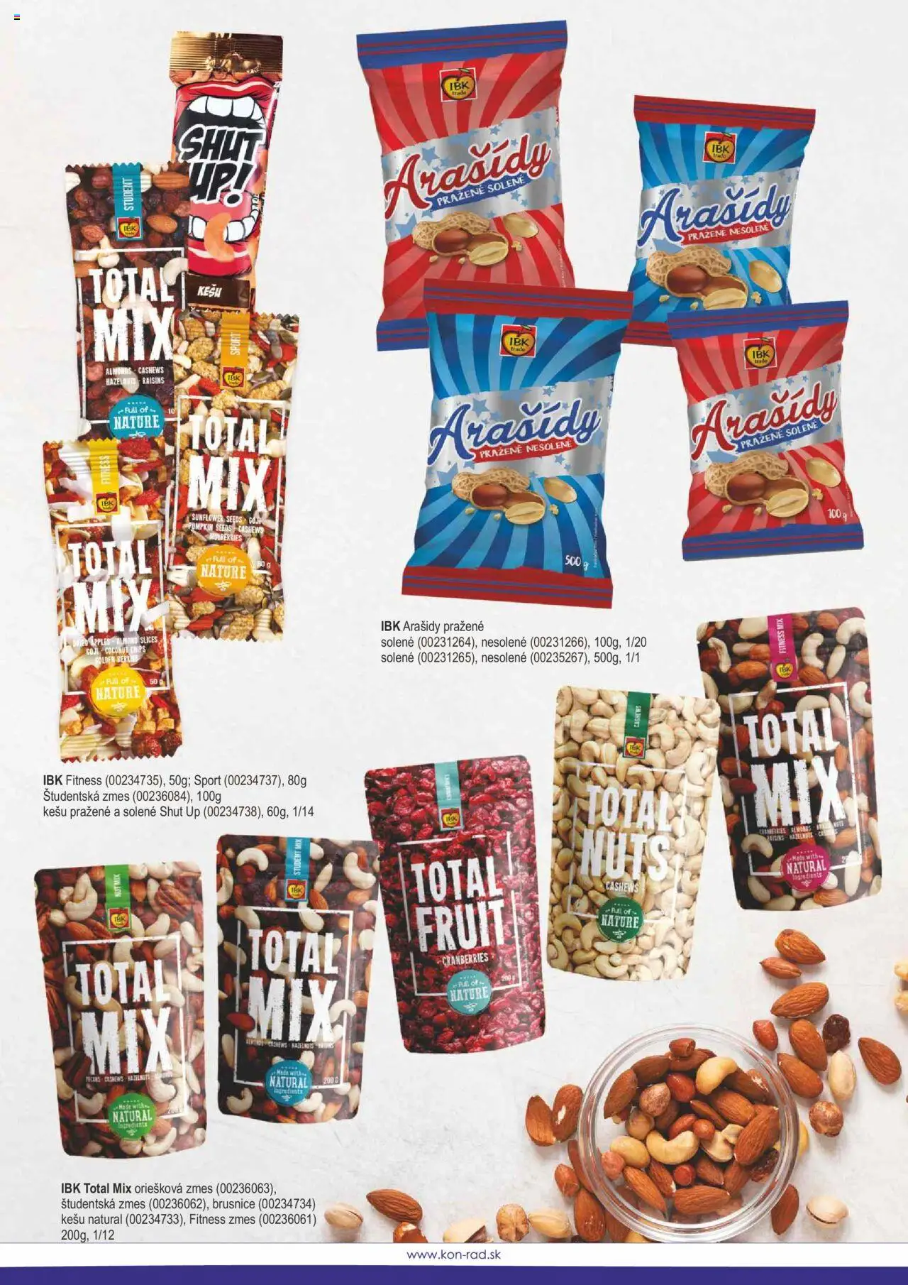 Nové KON - RAD akcie – leták je platný od 01.05.2025 | Strana: 59 | Produkty: Arašidy