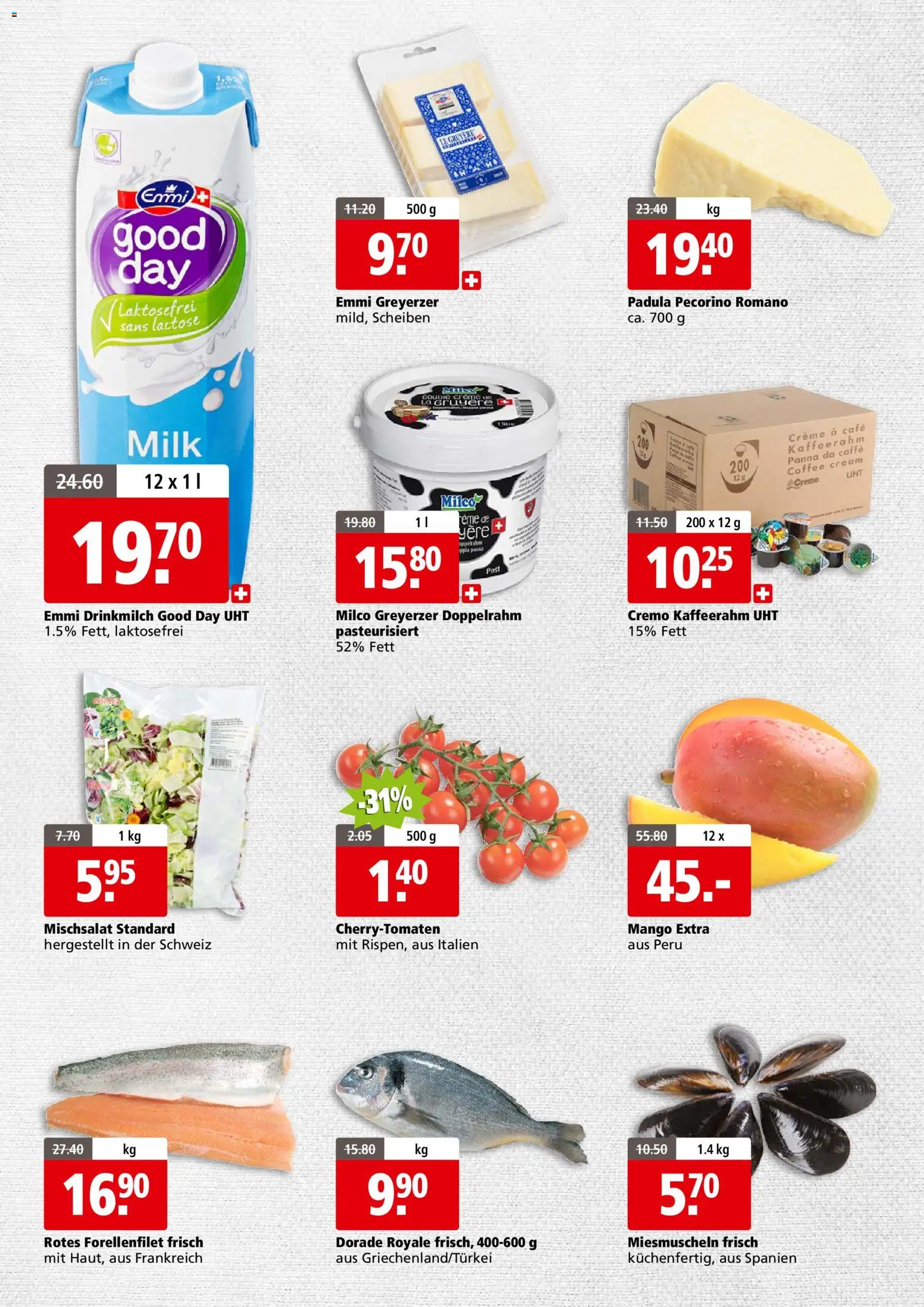 Aligro Aktionen Business Chavannes, Matran, Genf, Sitten – gültig ab 05.01.2026 | Seite: 2 | Produkte: Mango, Creme