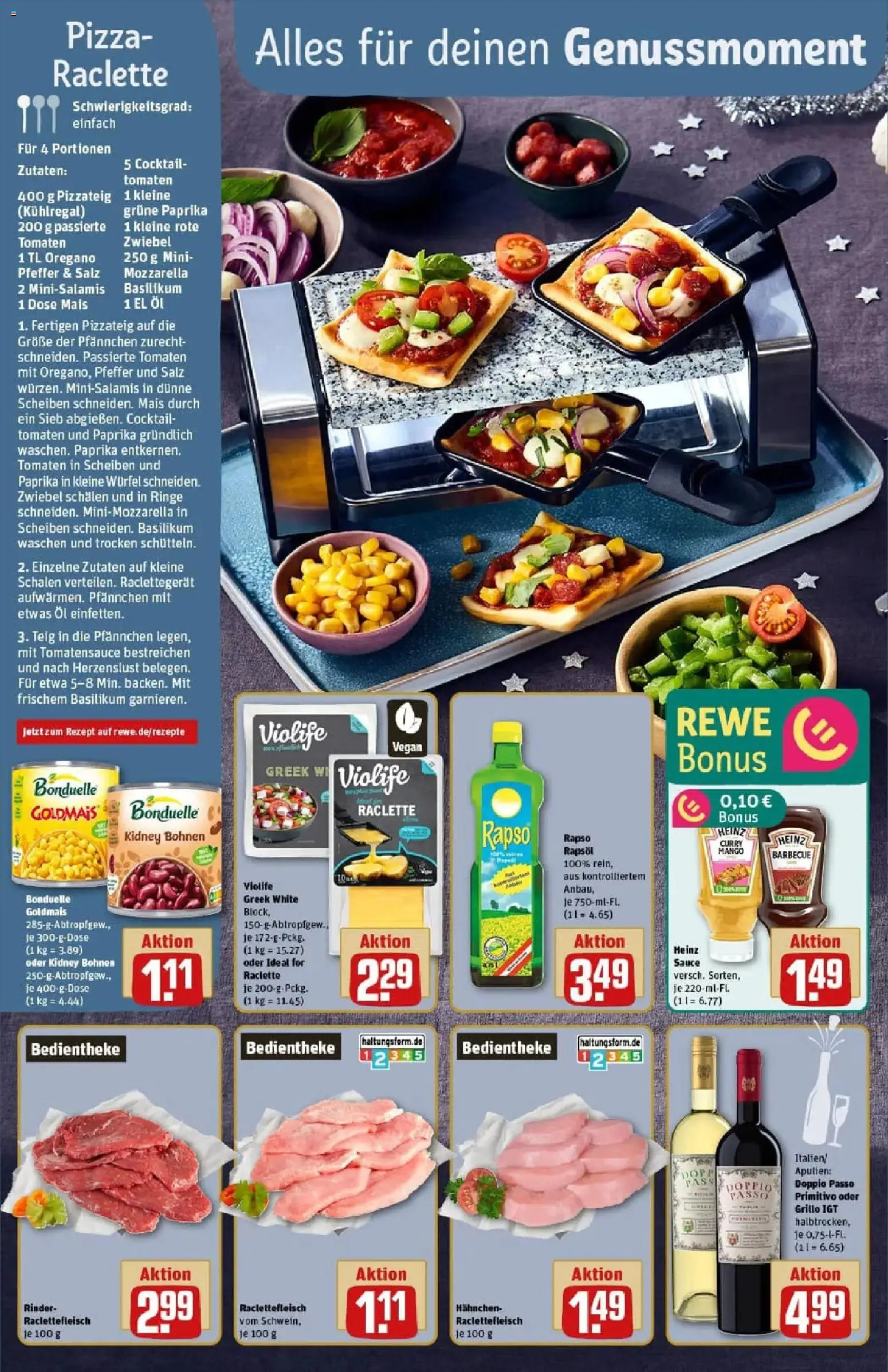 Rewe prospekt Bad Lausick	 – gültig ab 22.12.2025 | Seite: 2 | Produkte: Öl, Mozzarella, Tomaten, Mango