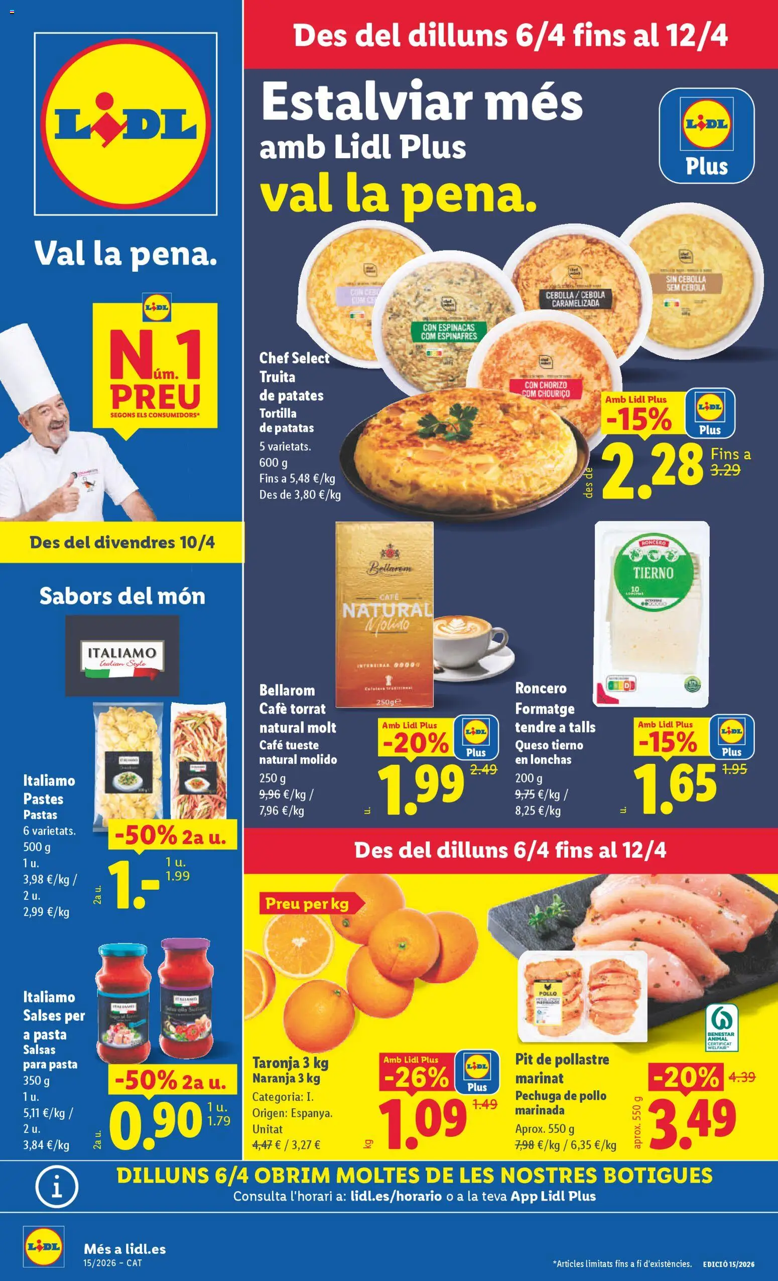 Lidl folleto │ válido desde el 06.04.2026 | Página: 1
