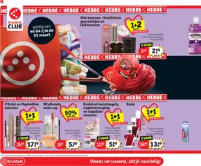 Kruidvat folder week 10 - Voorbeeld van een folder van Kruidvat, geldig van 03.03.2026 | Pagina: 4 | Producten: Kaarsen, Mascara, Nagellak, Kaart