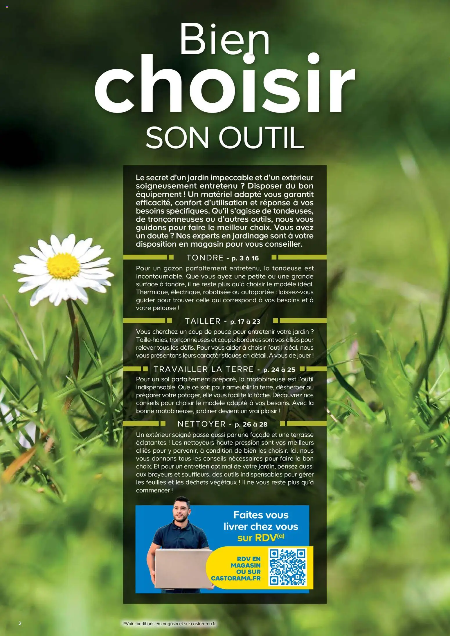 {H1} | Page: 2 | Produits: Tondeuse, Gazon