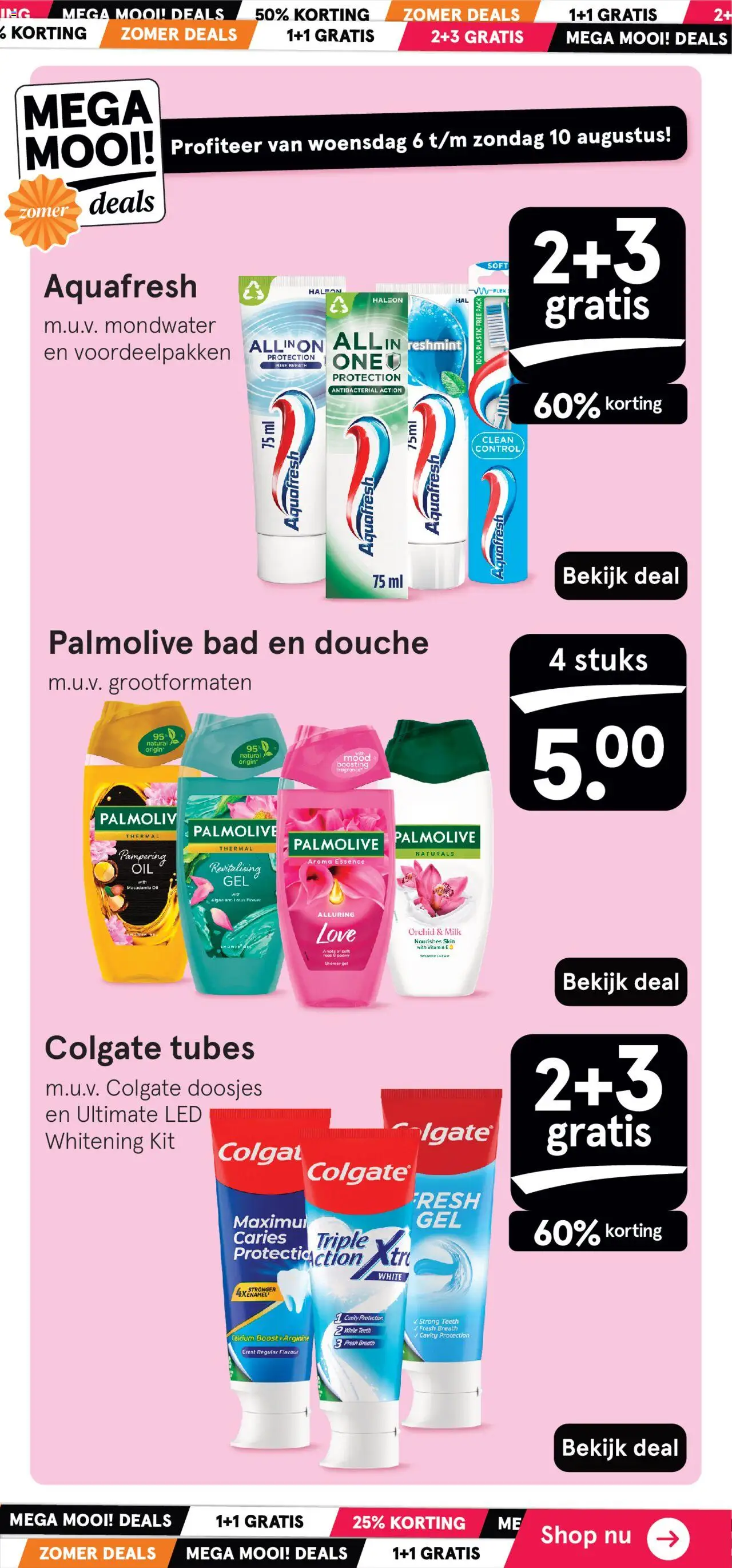  | Pagina: 5 | Producten: Mondwater, Bad, Gel, Boost