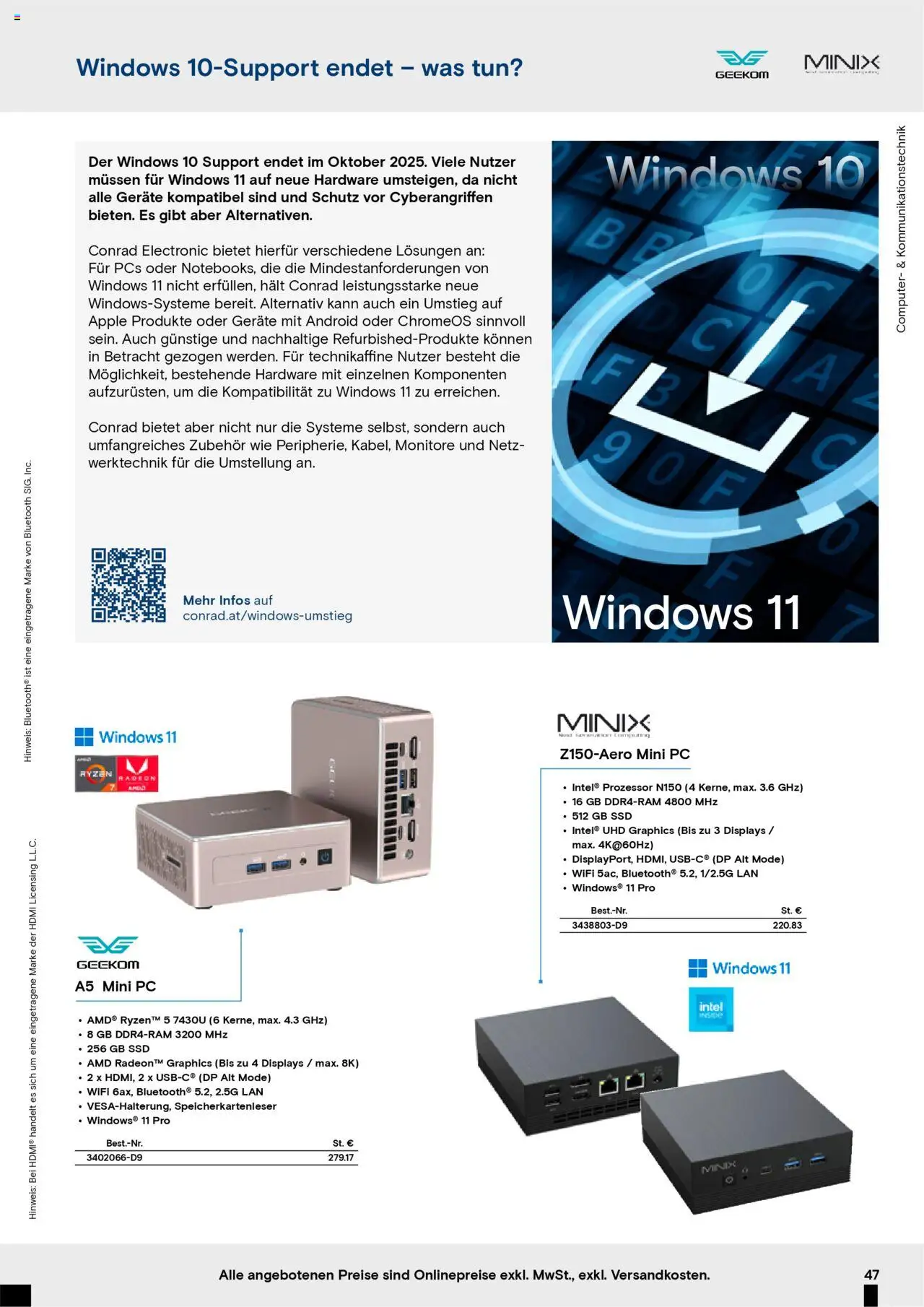 Conrad Aktionskatalog gültig ab 25.08.2025 | Seite: 49 | Produkte: PC, Computer, Apple