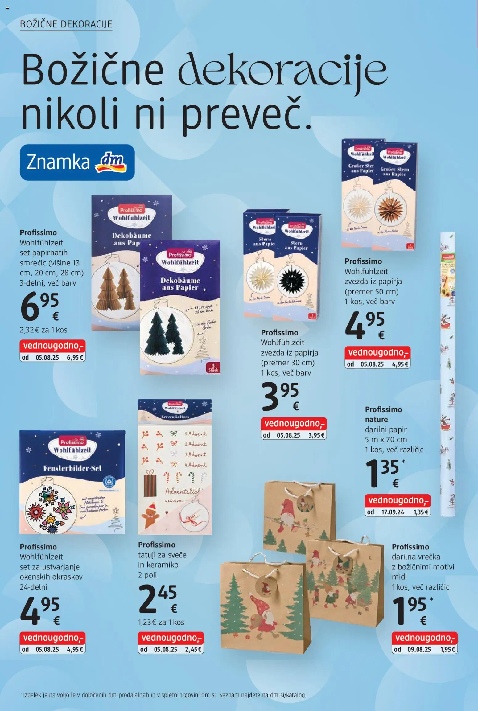 Novi DM Drogerie Markt katalog ponudbe – veljaven od 15.12.2025 | Stran: 22 | Izdelki: Kos, Svece