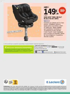 E.Leclerc - Prévisualisation de E.Leclerc Spécial bébé valide à partir de 07.04.2026 | Page: 36 | Produits: Siège auto