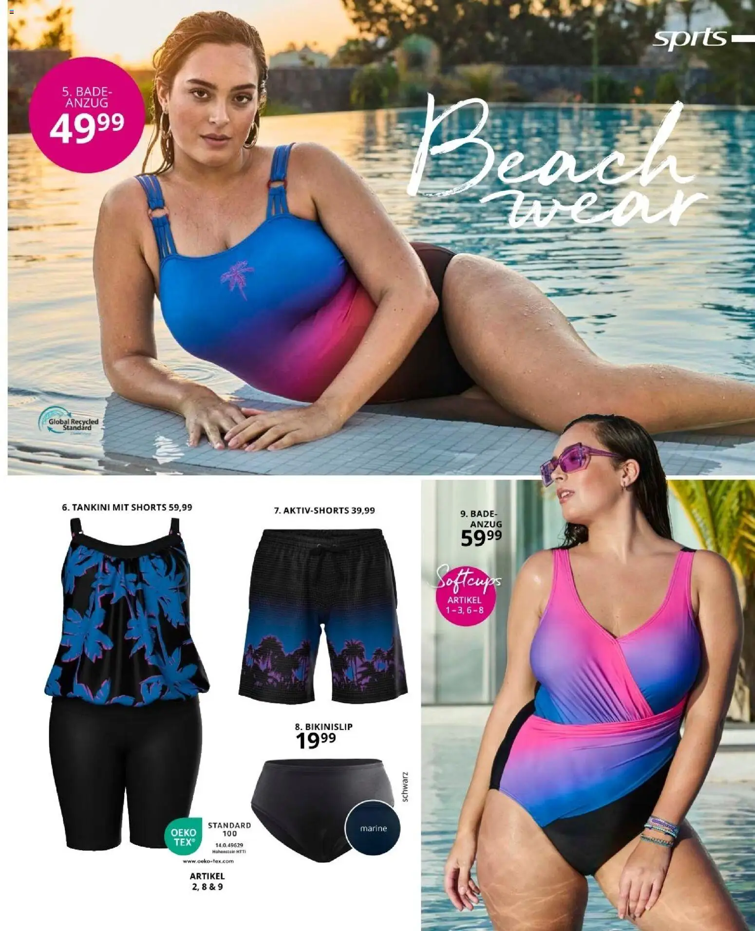 Ulla Popken akciós ujság - amely érvényes a következő dátumtól: 01.05.2026 | Oldal: 163 | Termékek: Tankini