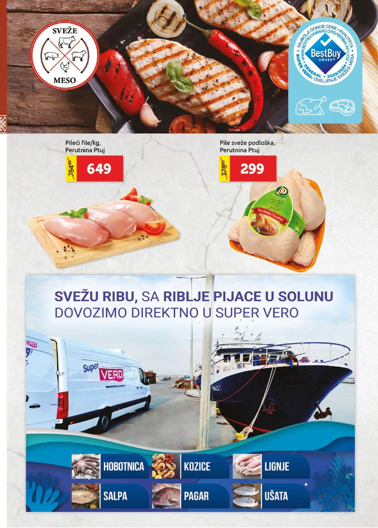 SuperVERO katalog - važi od 02.10.2025 | Strana: 3 | Proizvode: Hobotnica, Pile, Perutnina Ptuj