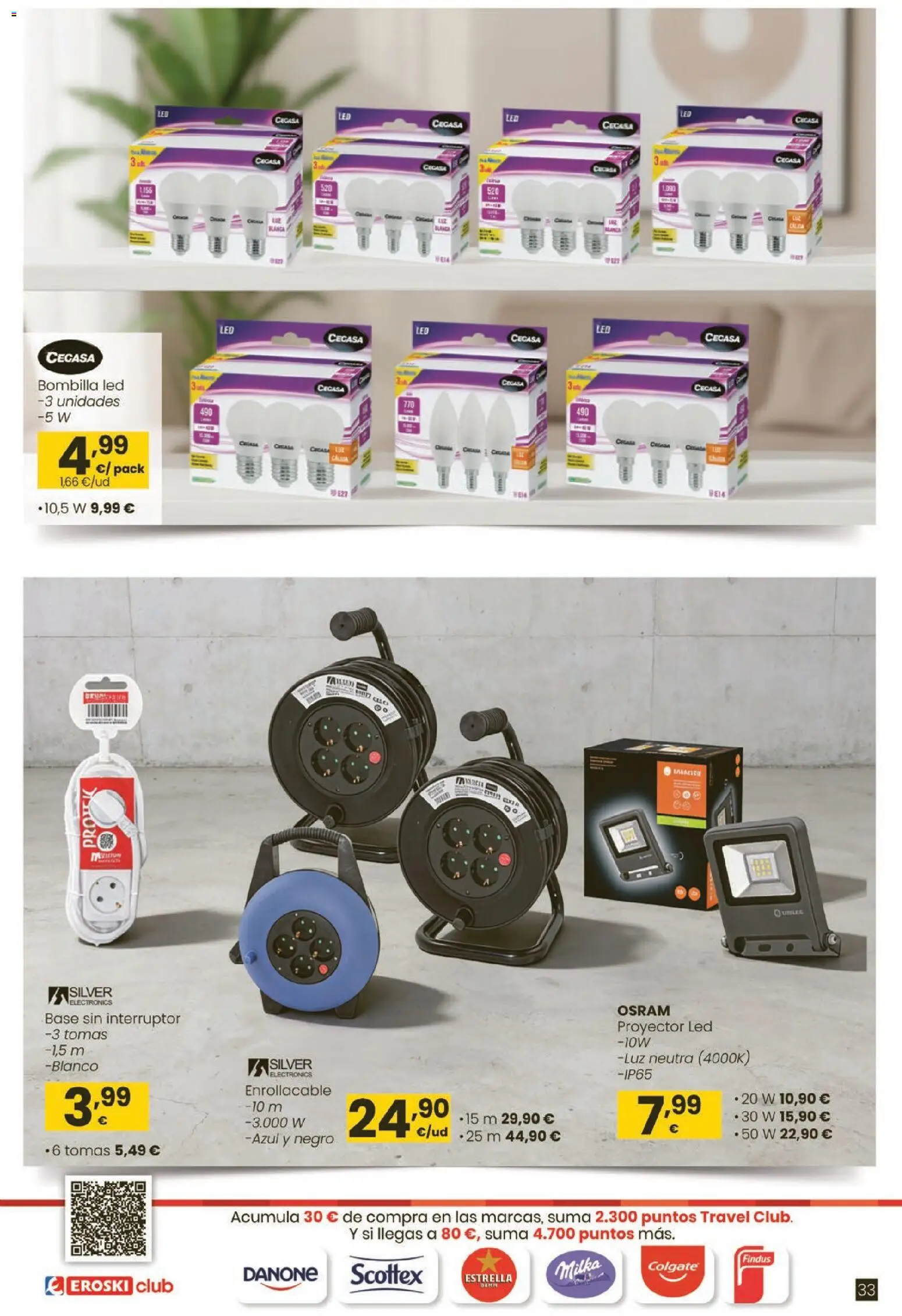 Eroski Qué planazo │ válido desde el 26.03.2026 | Página: 33 | Productos: Bombilla