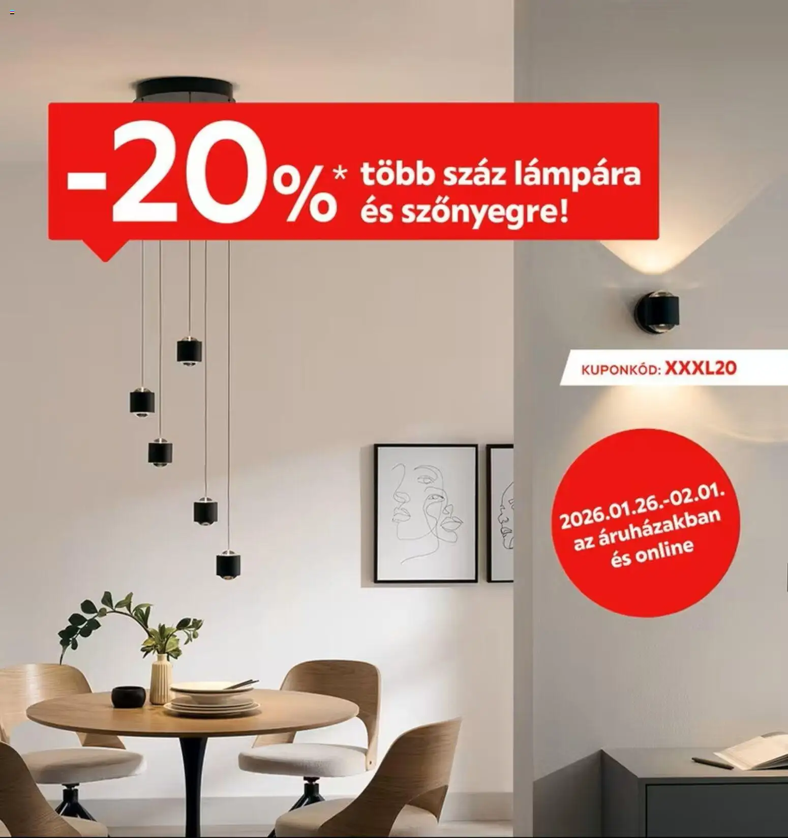 XXXLutz akciós ujság - amely érvényes a következő dátumtól: 26.01.2026 | Oldal: 1