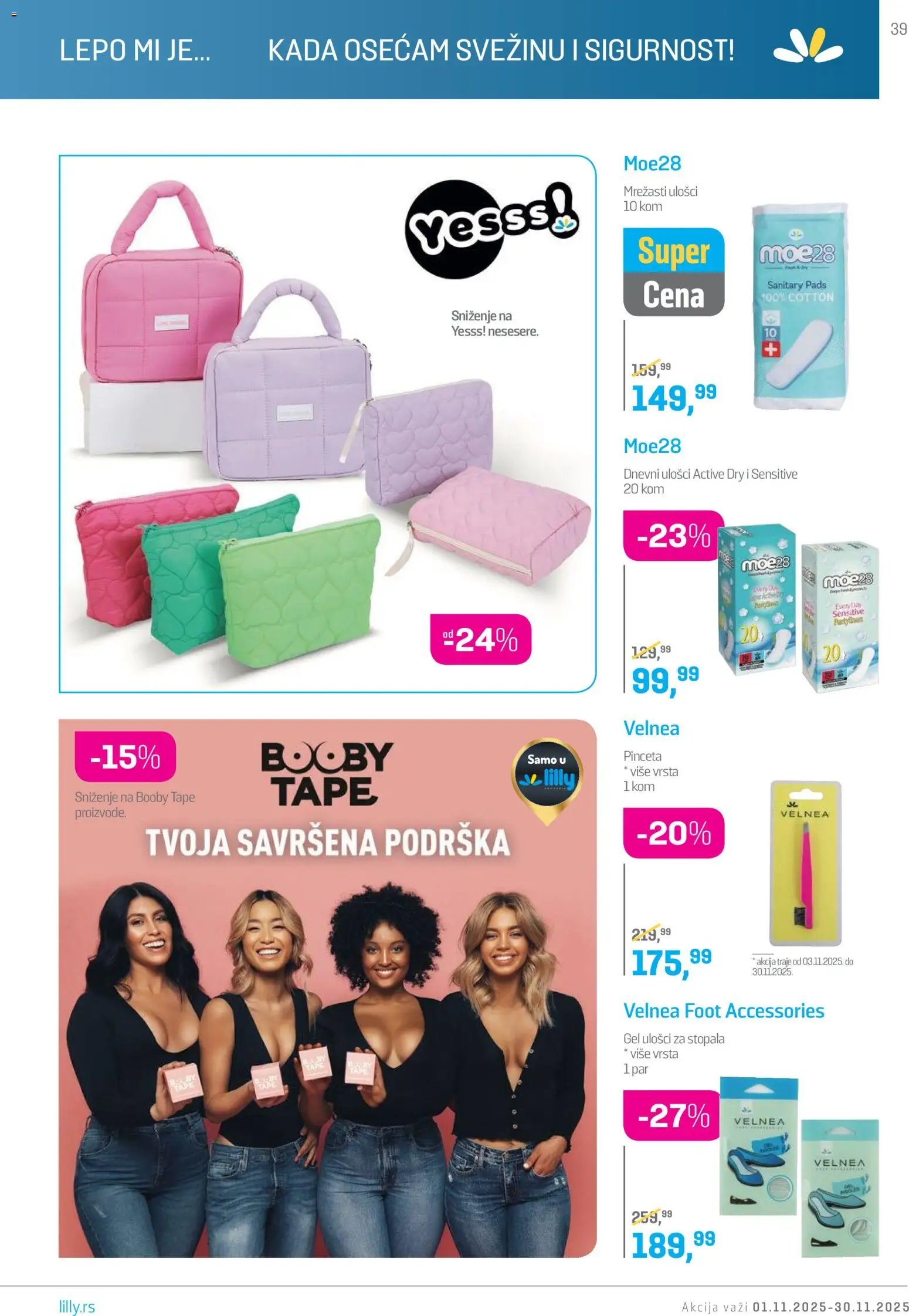Lilly drogerie katalog - važi od 01.11.2025 | Strana: 39