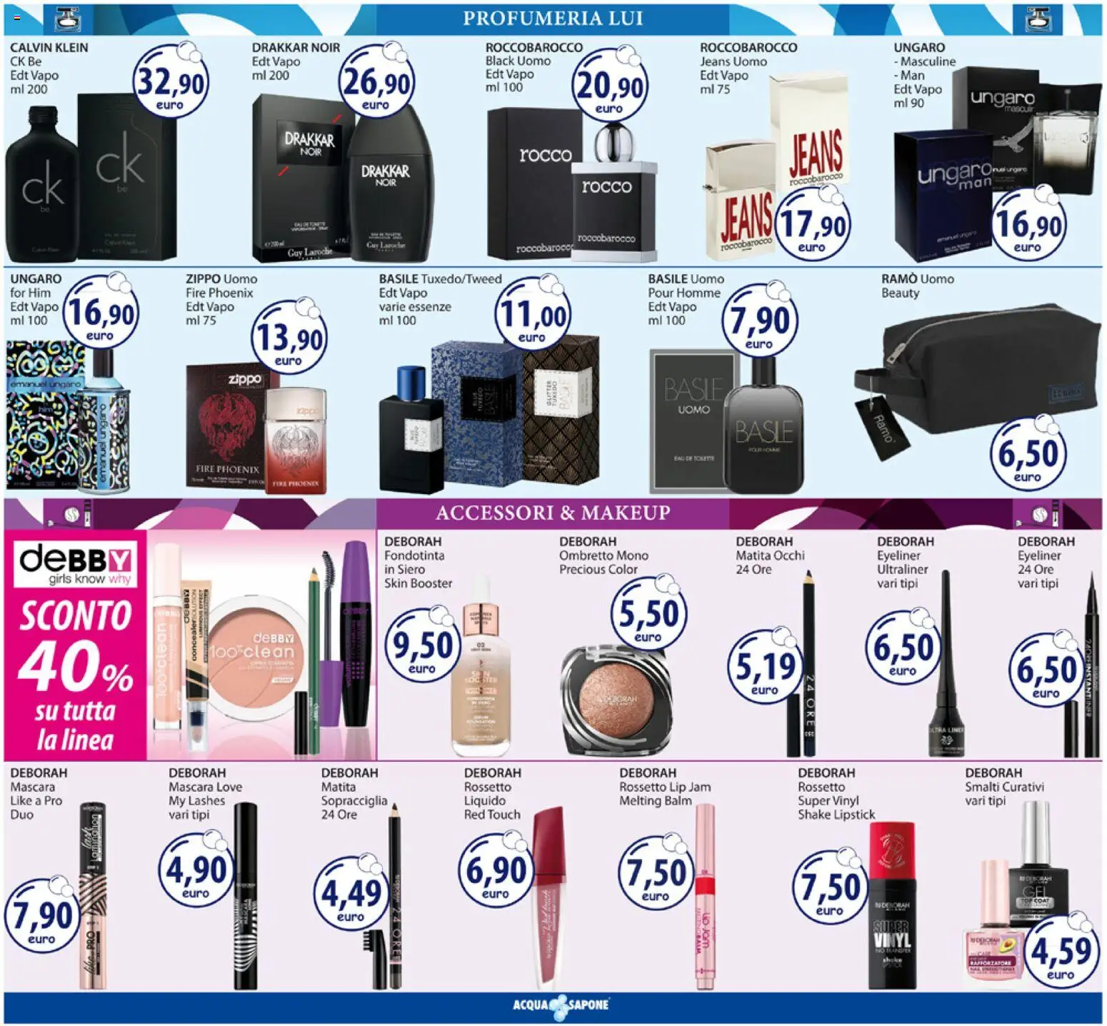 Volantino Acqua e Sapone del 03.11.2025 | Pagina: 3 | Prodotti: Ombretto, Eyeliner, Sapone, Top