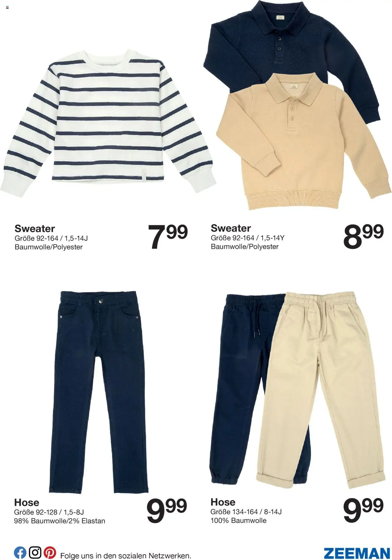 Zeeman Prospekt 	 - gültig ab dem 19.07.2025 | Seite: 11 | Produkte: Hose
