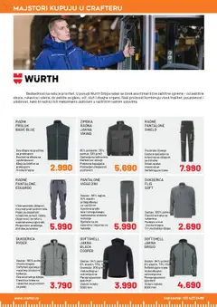 Crafter majstorski katalog - pregled Crafter kataloga - važi od 15.09.2025 | Strana: 28 | Proizvode: Kaiš, Radne pantalone, Prsluk, Pantalone