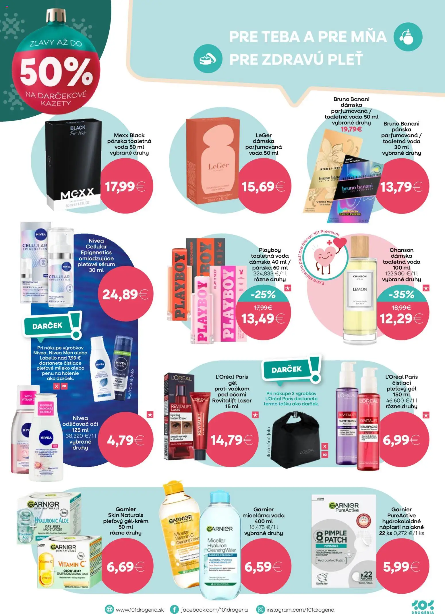 Nové 101 drogerie akcie – leták je platný od 03.12.2025 | Strana: 5 | Produkty: Laser, Mlieko, Odličovač očí, Voda