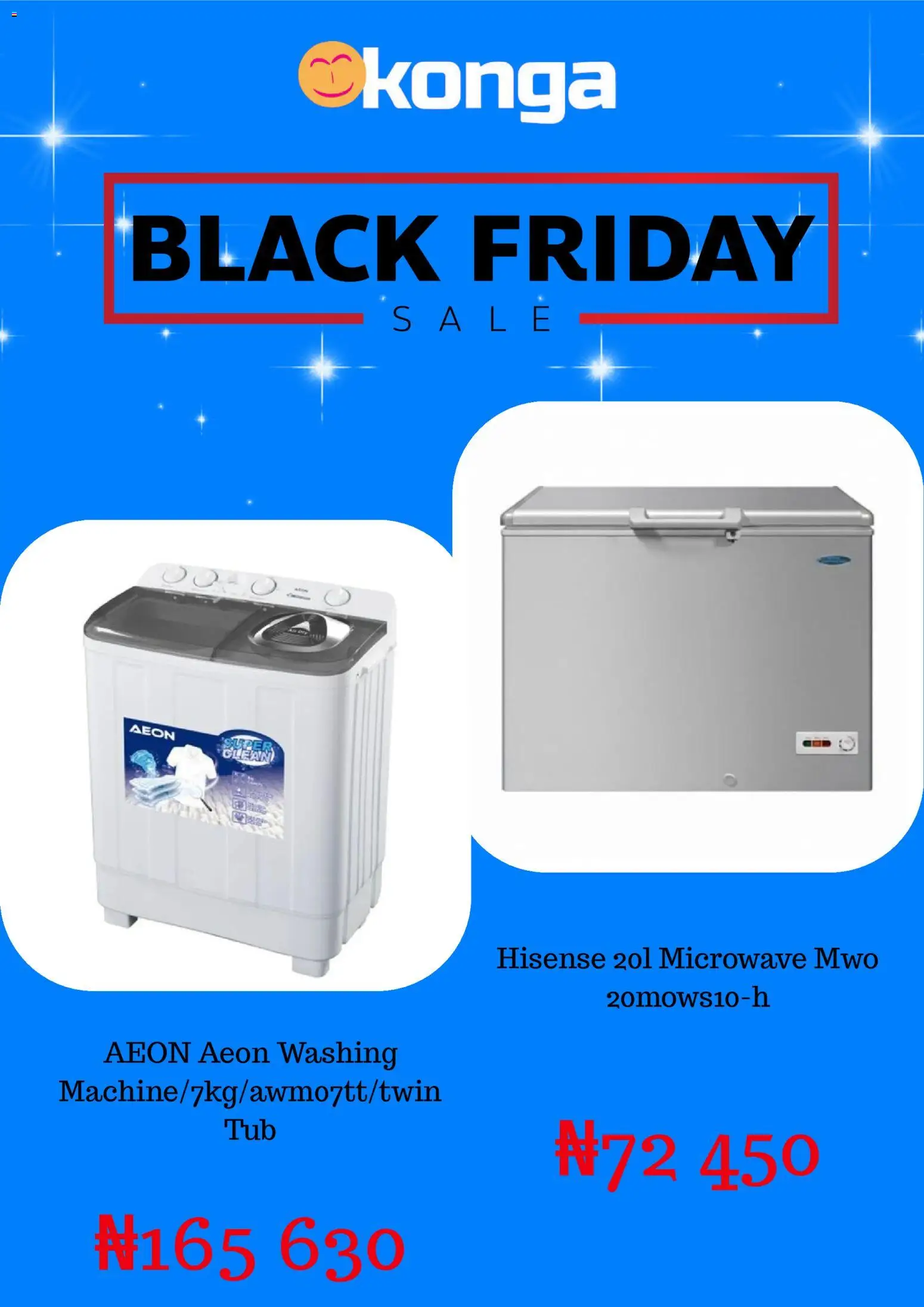 Konga Black Friday valid from 28.11.2025 | Page: 4 | Products: Microwave