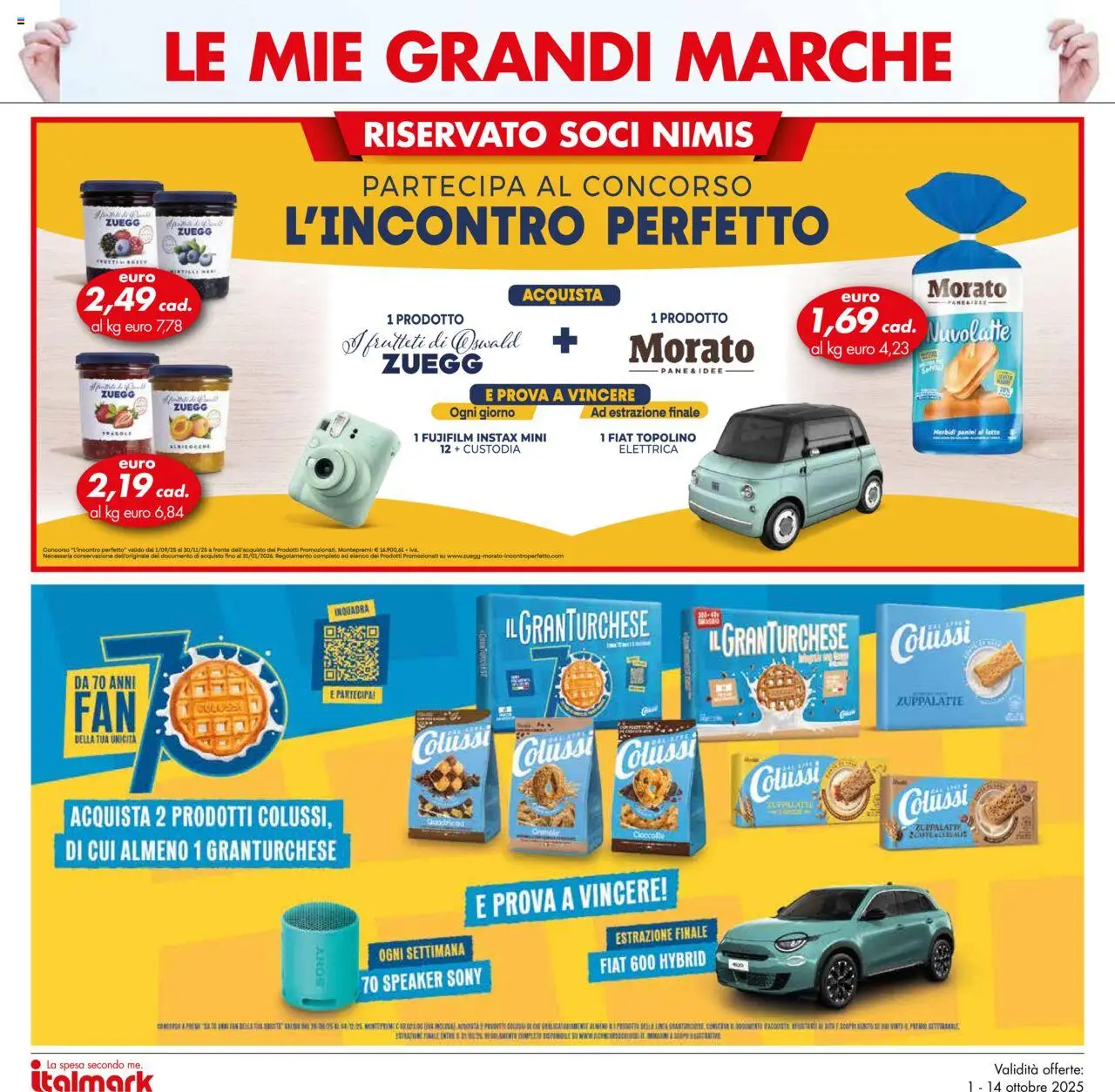 Volantino Italmark del 01.10.2025 | Pagina: 32 | Prodotti: Latte, Speaker