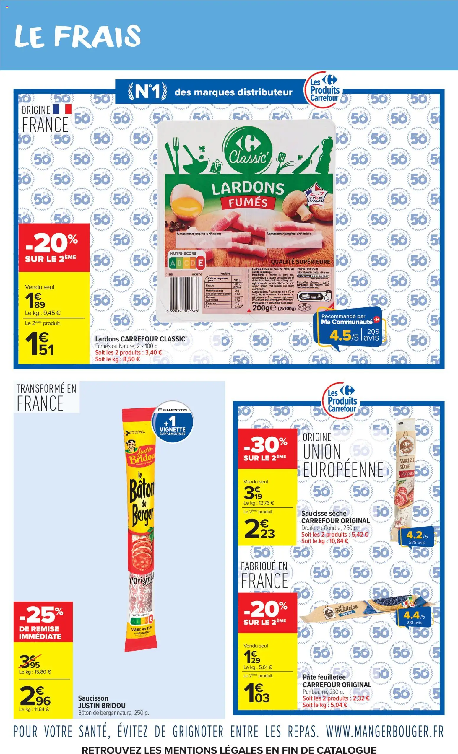 {H1} | Page: 8 | Produits: Viande de porc, Pâte feuilletée, Saucisse, Viande