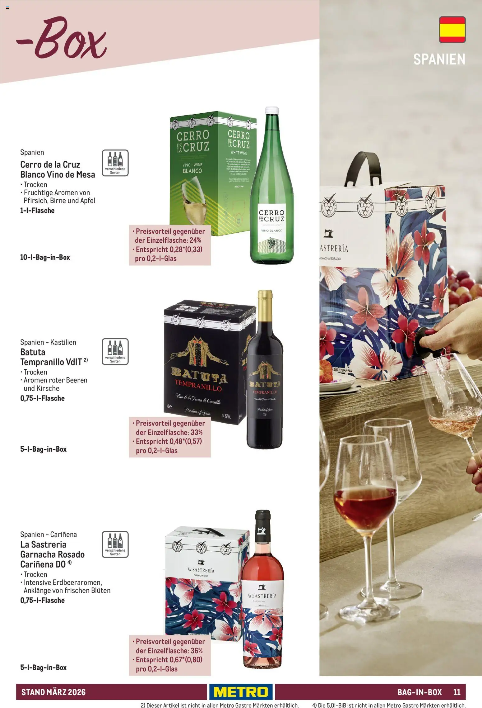 Metro Hauswein-Katalog – gültig ab 03.03.2026 | Seite: 11 | Produkte: Box, Äpfel, Birne