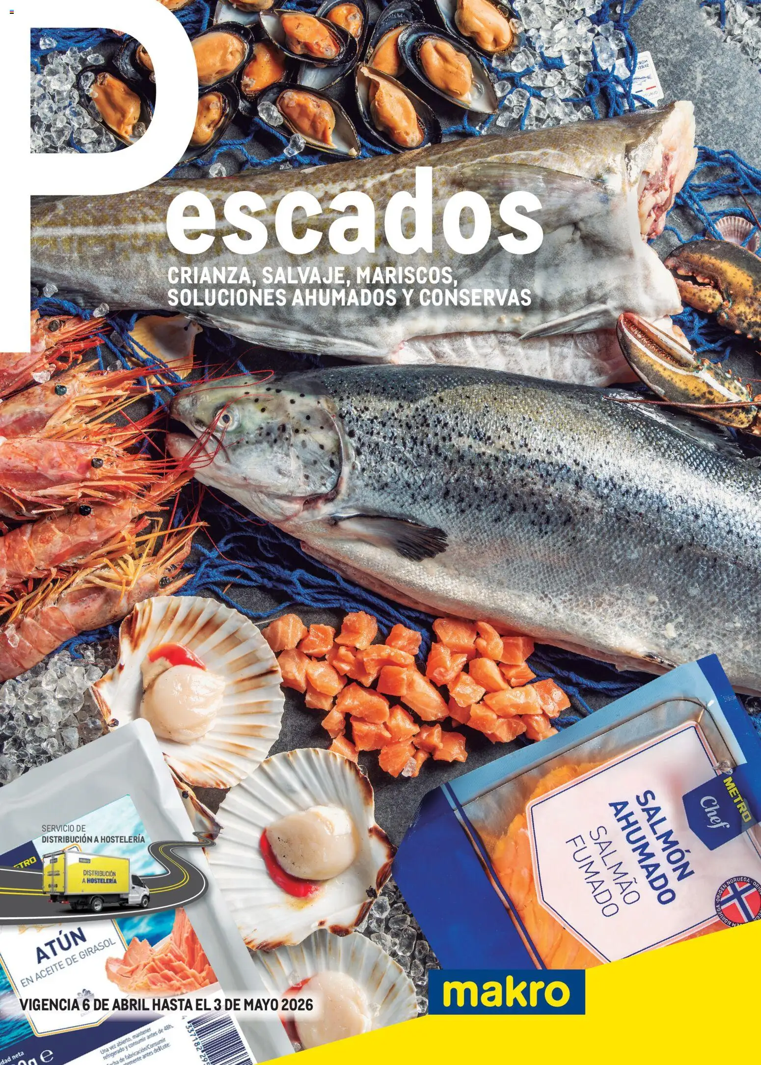 Makro Especial Pescados Norte 4 │ válido desde el 06.04.2026 | Página: 1 | Productos: Aceite, Aceite de girasol