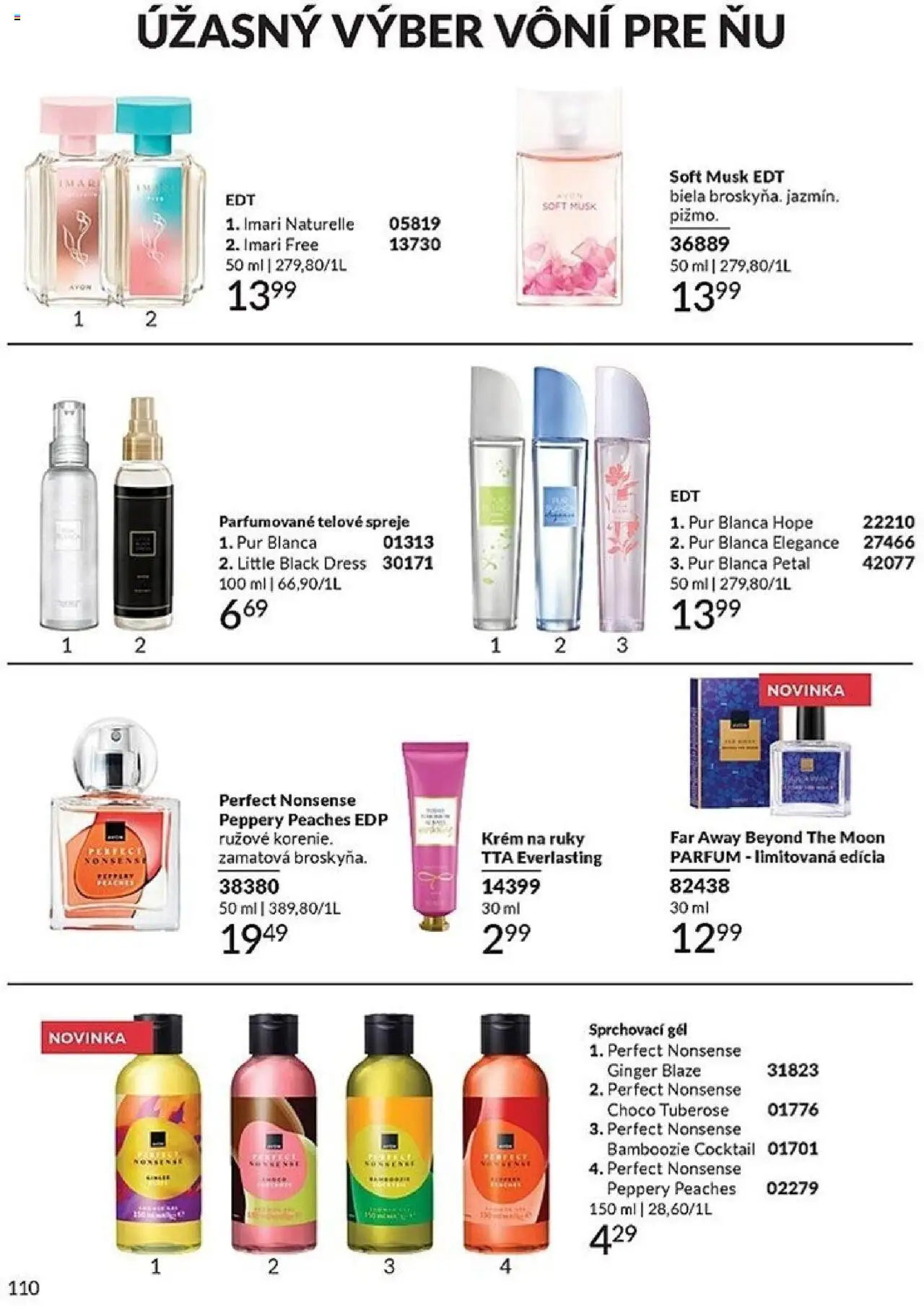 Nové Avon akcie – leták je platný od 01.10.2025 | Strana: 110 | Produkty: Krém na ruky, Krém