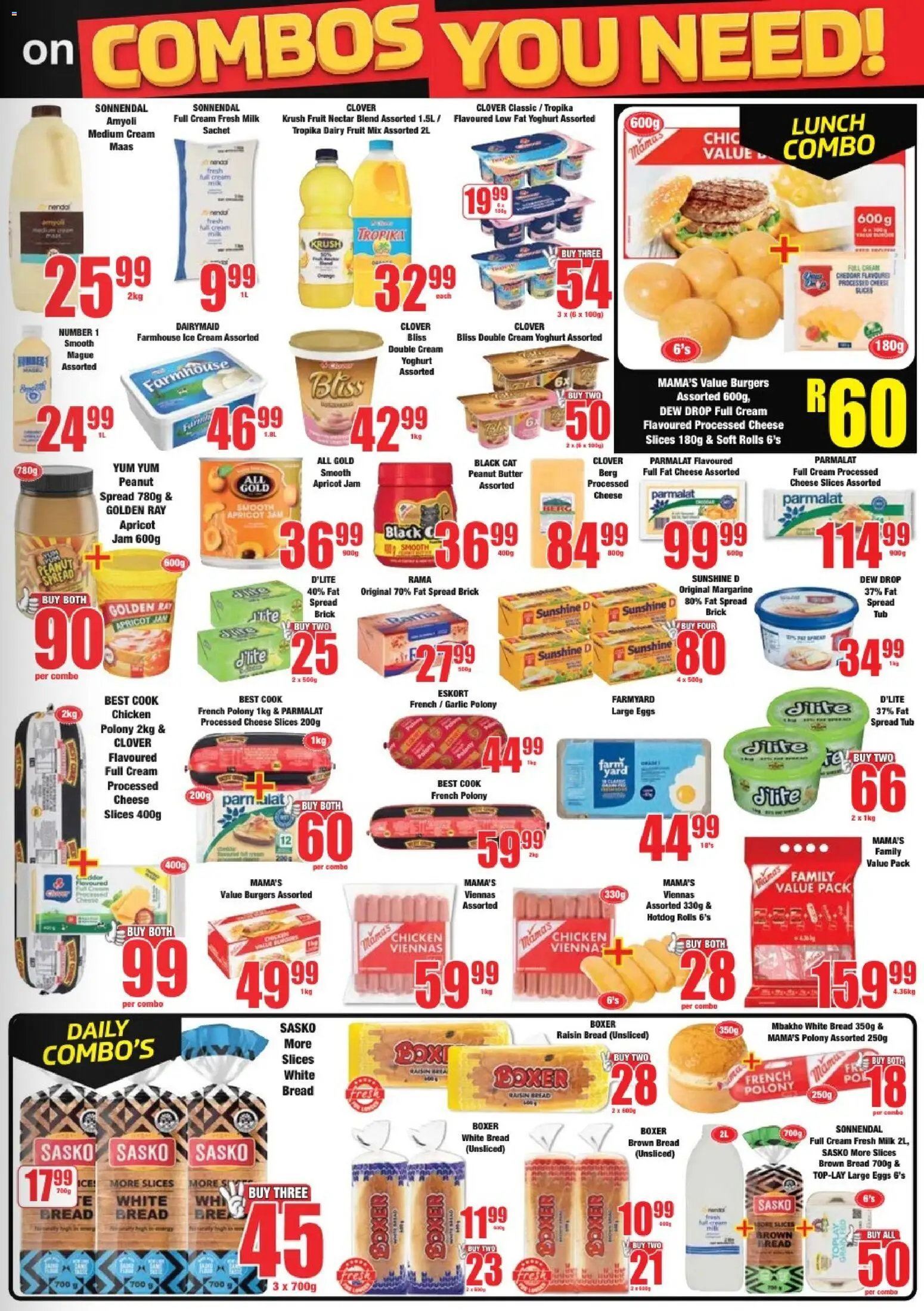 New Boxer catalogue – valid from 09.04.2026 | Page: 3 | Products: Bread, Cream, Peanut butter, Ice cream