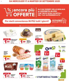 Anteprima del volantino Iperal Ancora più offerte catalogo valido a partire dal 17.09.2025