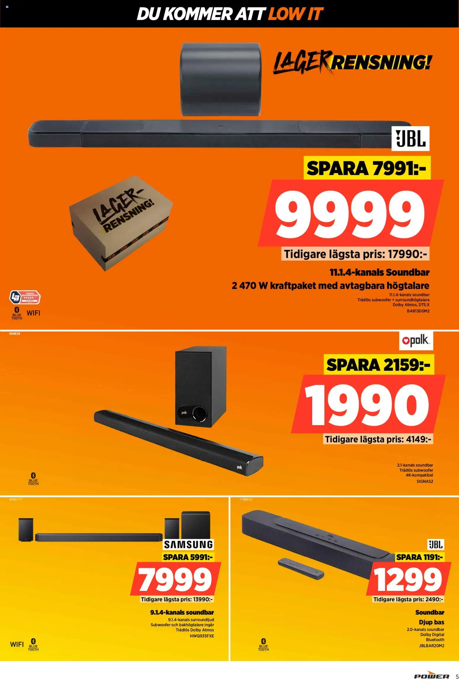 Power reklamblad aktuell från 30.03.2026 | Sida: 5 | Produkter: Högtalare, Wifi