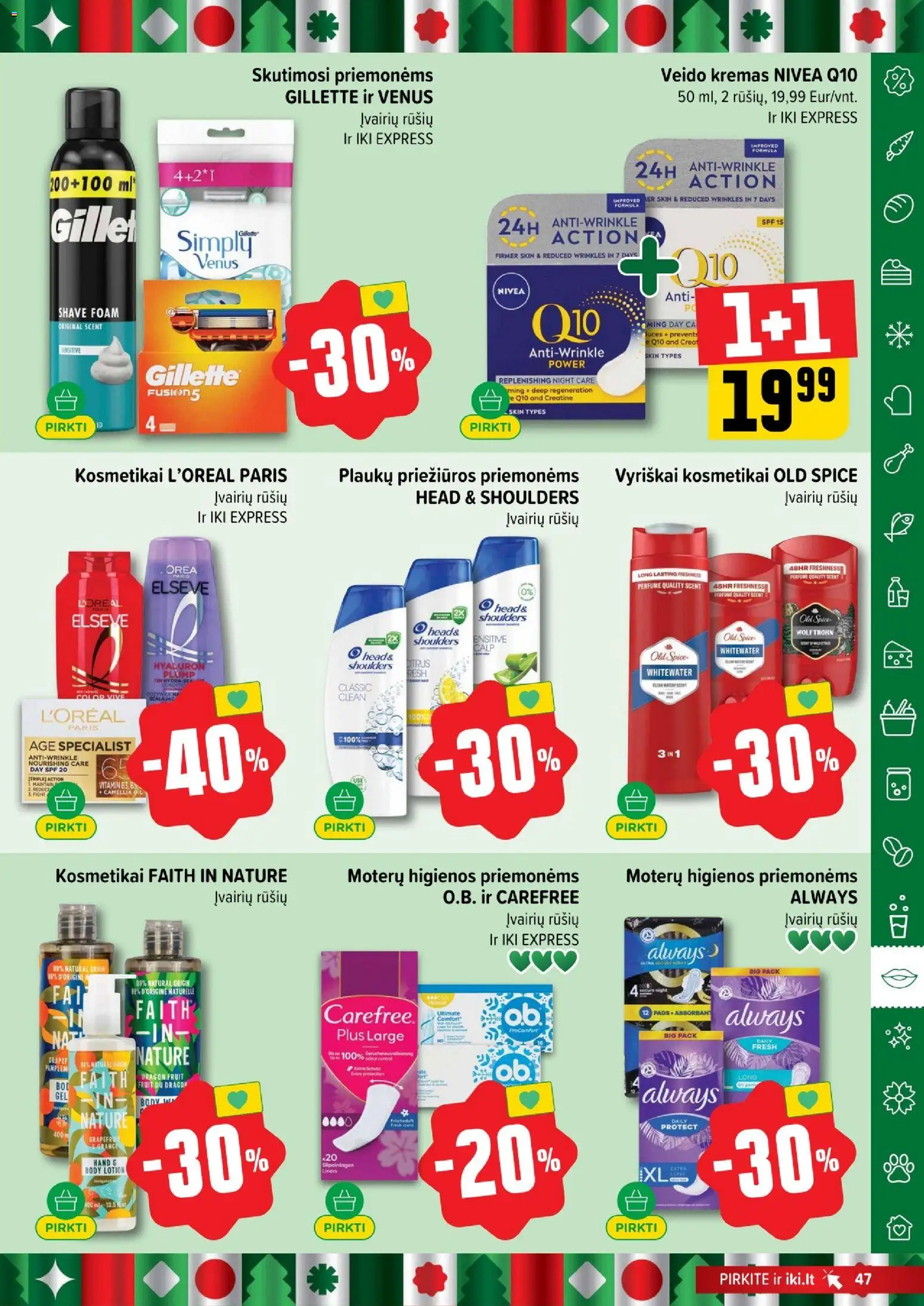 IKI akcijos nuo 17.11.2025 | Puslapis: 47 | Prekių: Kremas