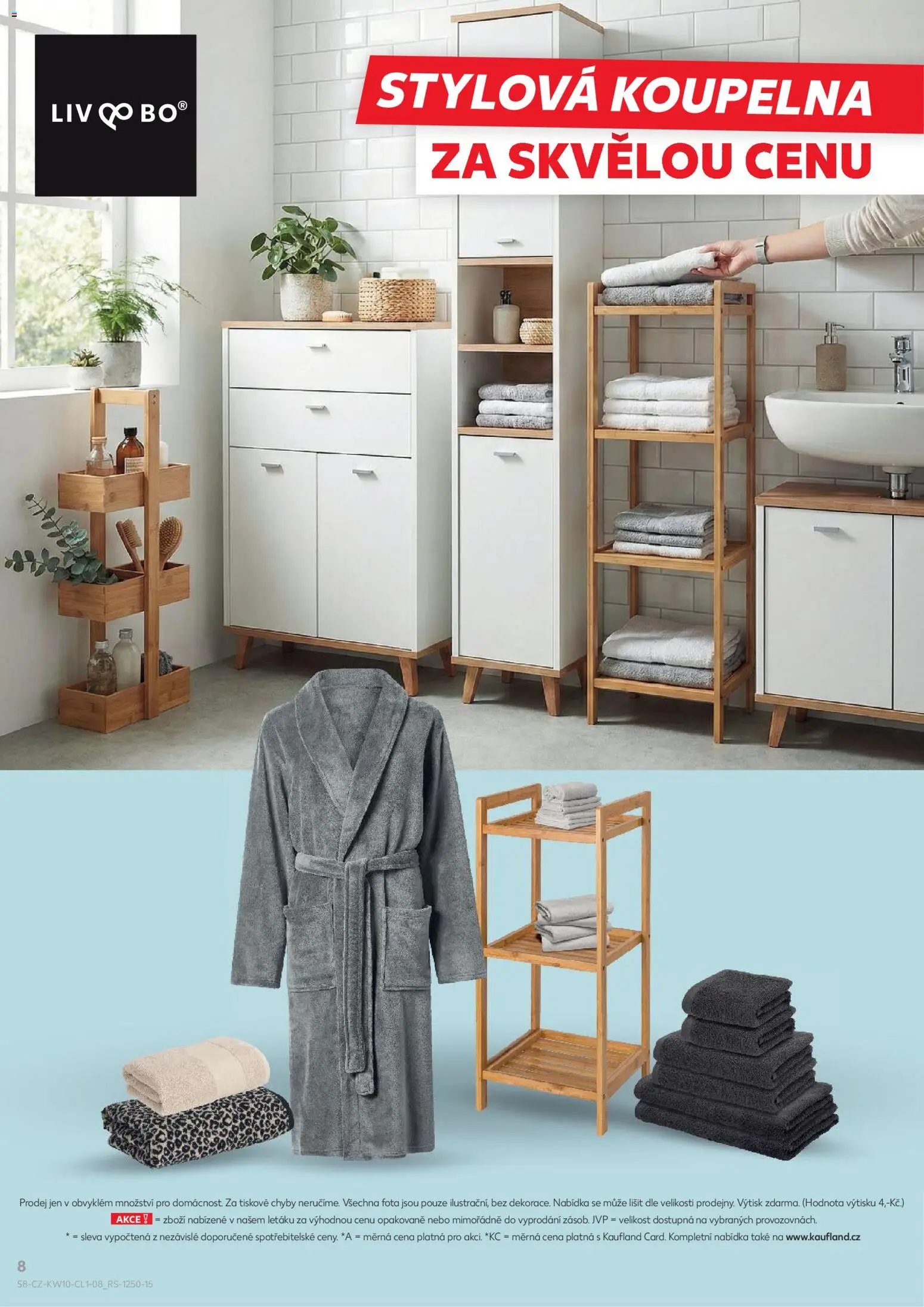 Kaufland leták - Praha 4 od 04.03.2026 | Strana: 8 | Produkty: Koupelna