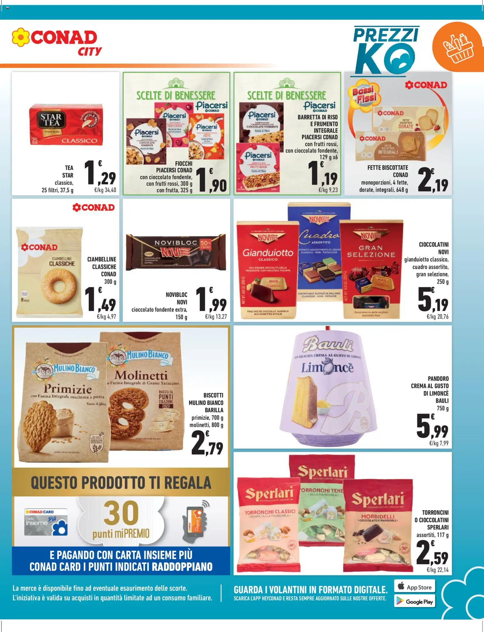 Volantino Conad del 21.11.2025 | Pagina: 3 | Prodotti: Cioccolato, Riso, Nocciole, Pandoro