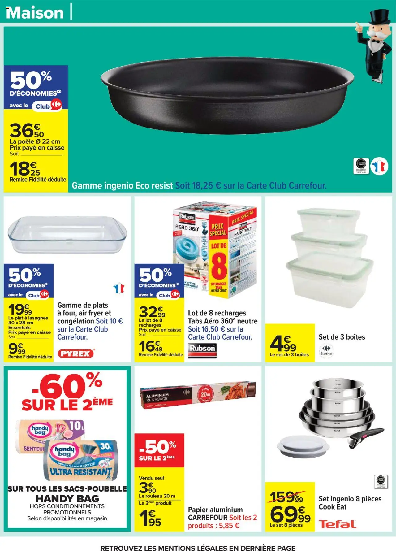  | Page: 66 | Produits: Poêle, Rouleau, Lasagnes, Papier aluminium