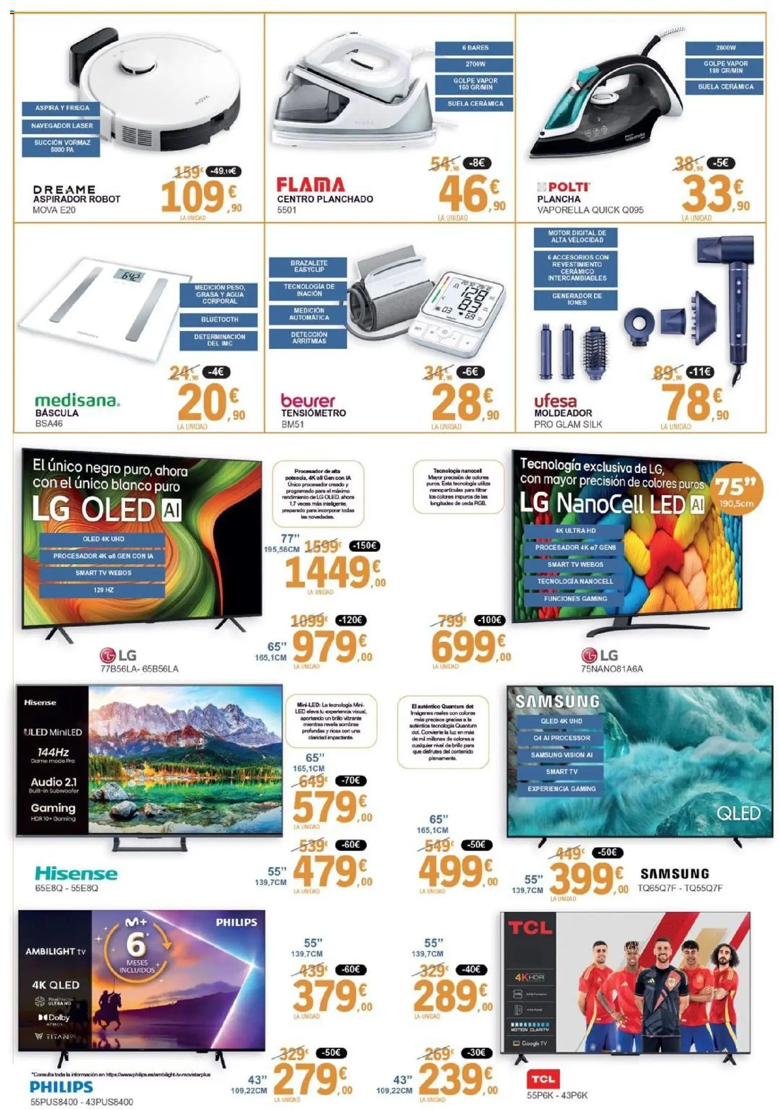 E.Leclerc folleto │ válido desde el 01.02.2026 | Página: 3 | Productos: Audio, Plancha, Robot, Aspirador