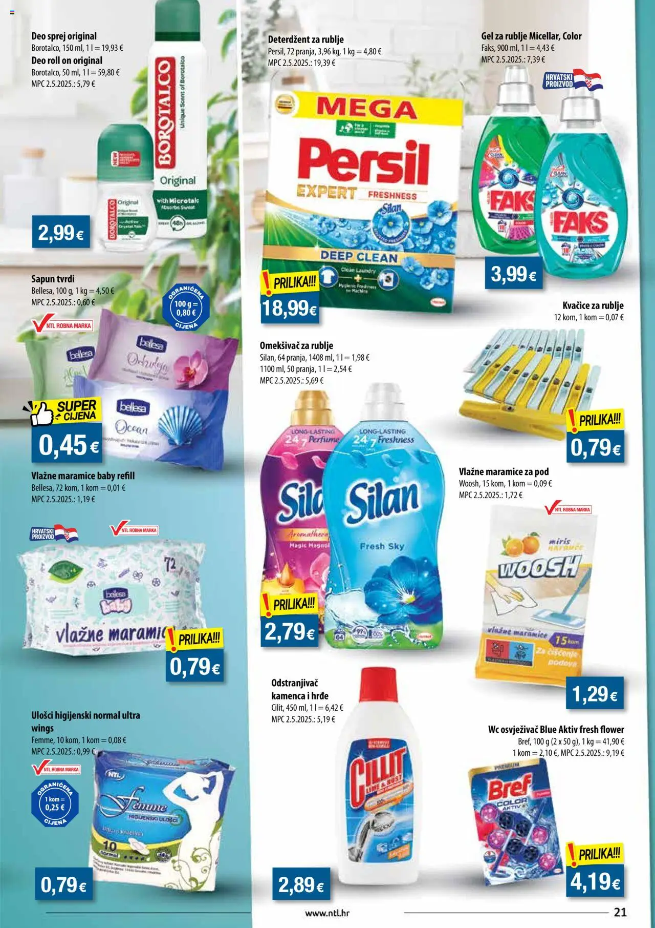 NTL katalog | vrijedi od 10.09.2025 | Stranica: 21 | Proizvodi: Faks, Miris, Deterdžent, Persil
