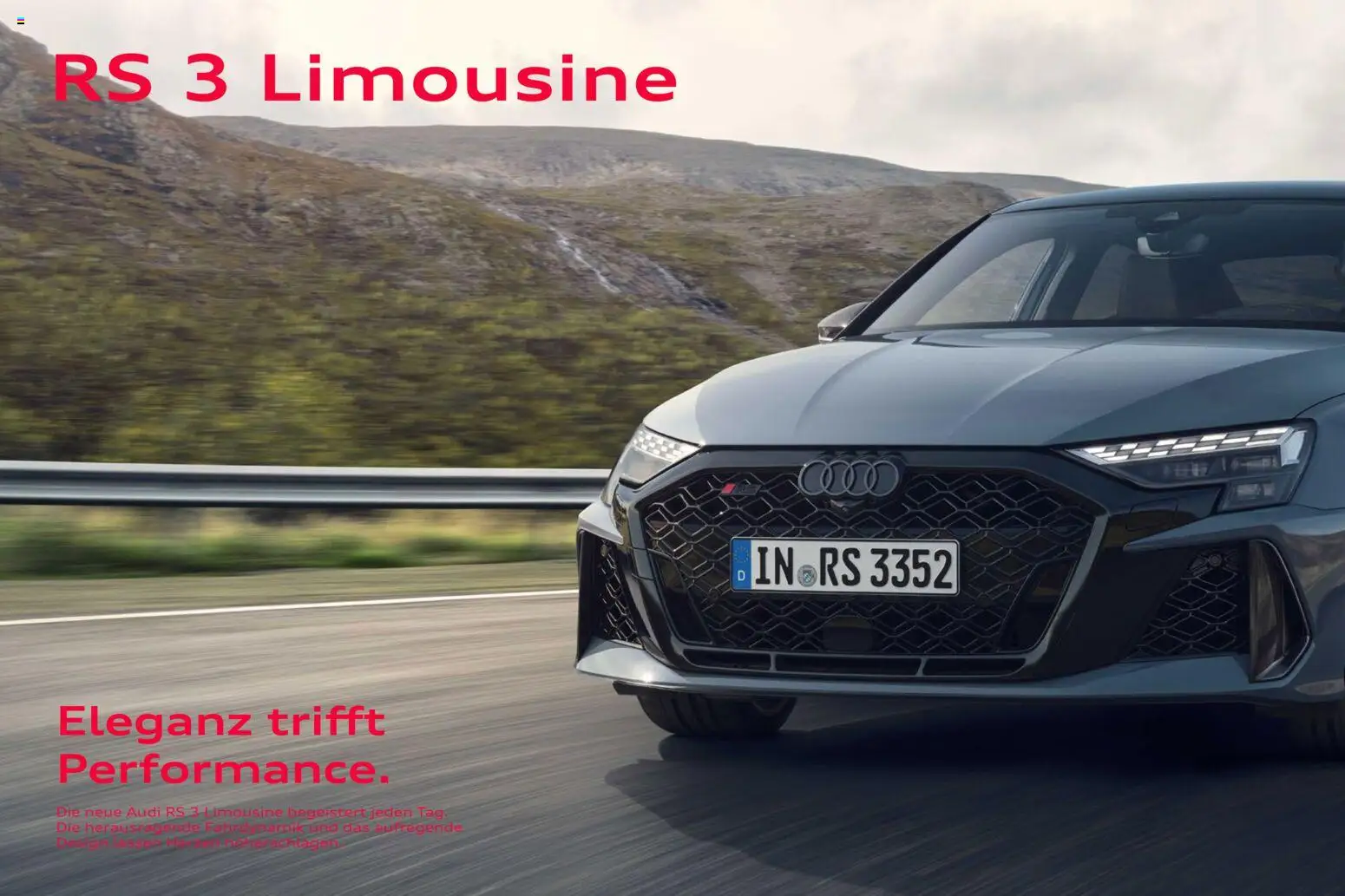 Audi RS 3 Sportback / RS 3 Limousine – gültig ab 25.10.2025 | Seite: 8