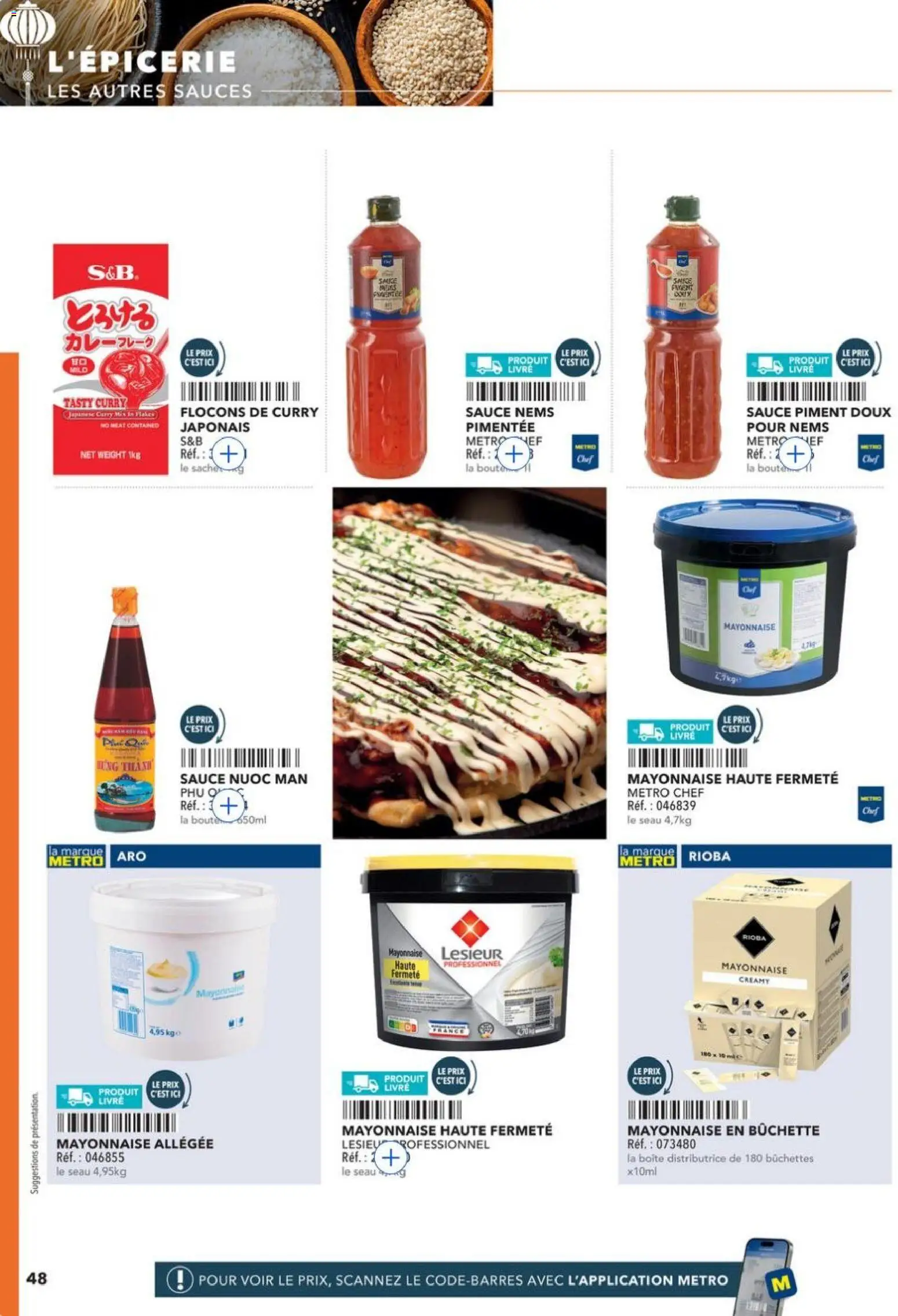 {H1} | Page: 48 | Produits: Curry, Mayonnaise, Piment, Livre