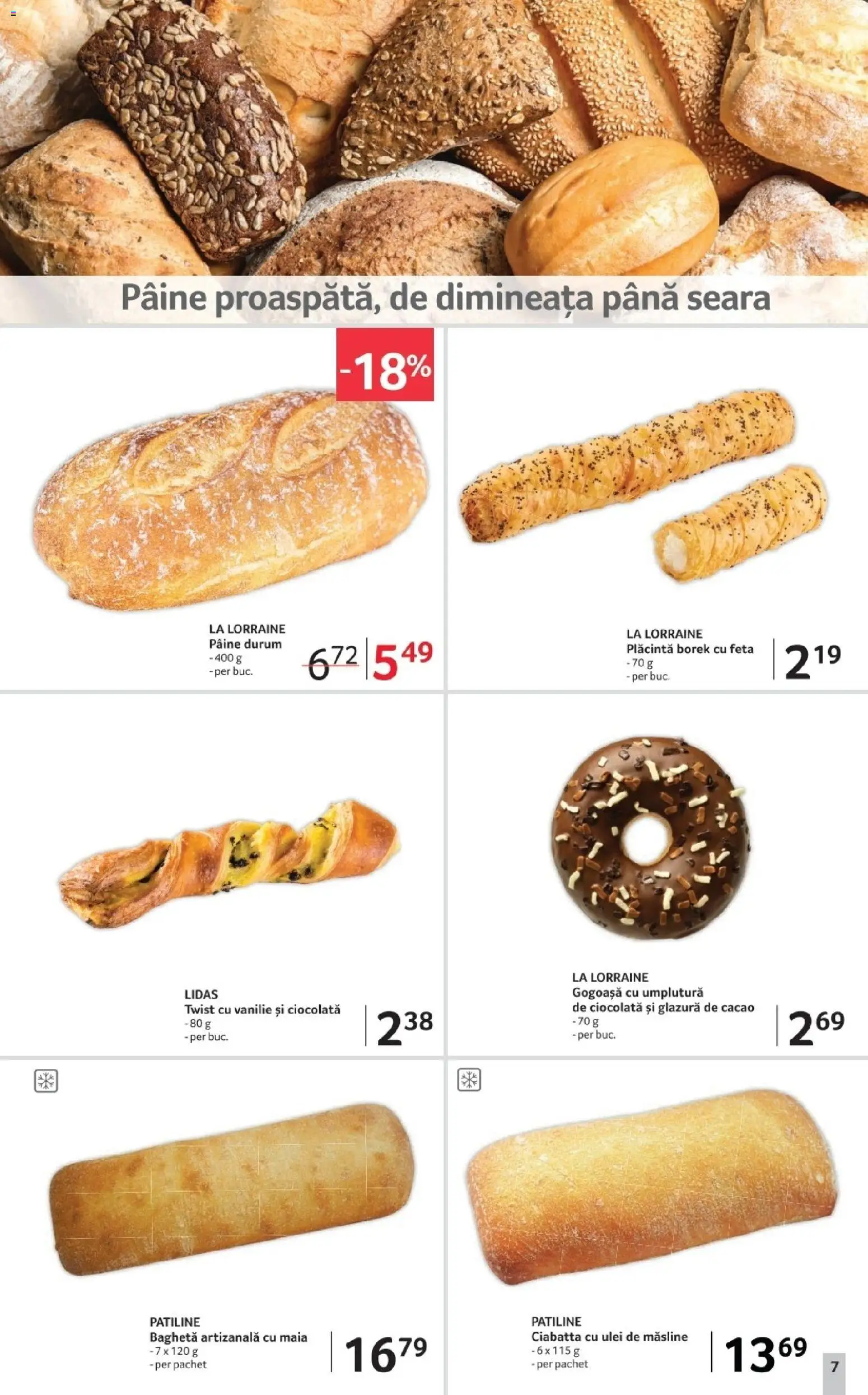 Noul catalog Selgros – valabil de la 12.12.2025 | Pagină: 7 | Produse: Ulei, Pâine, Ciocolată, Cacao