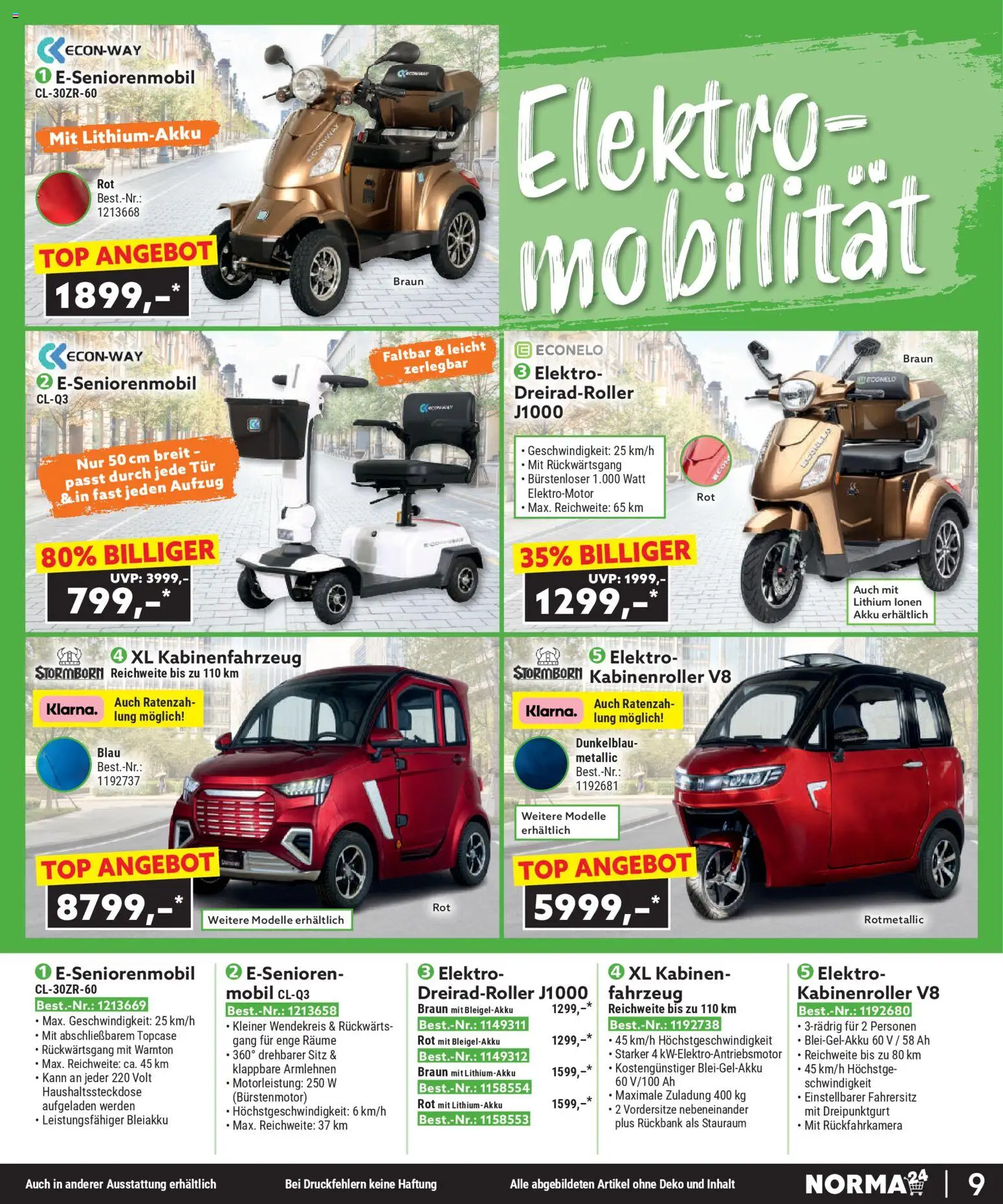 Norma Bestellmagazin Dezember 2025 – gültig ab 01.12.2025 | Seite: 9